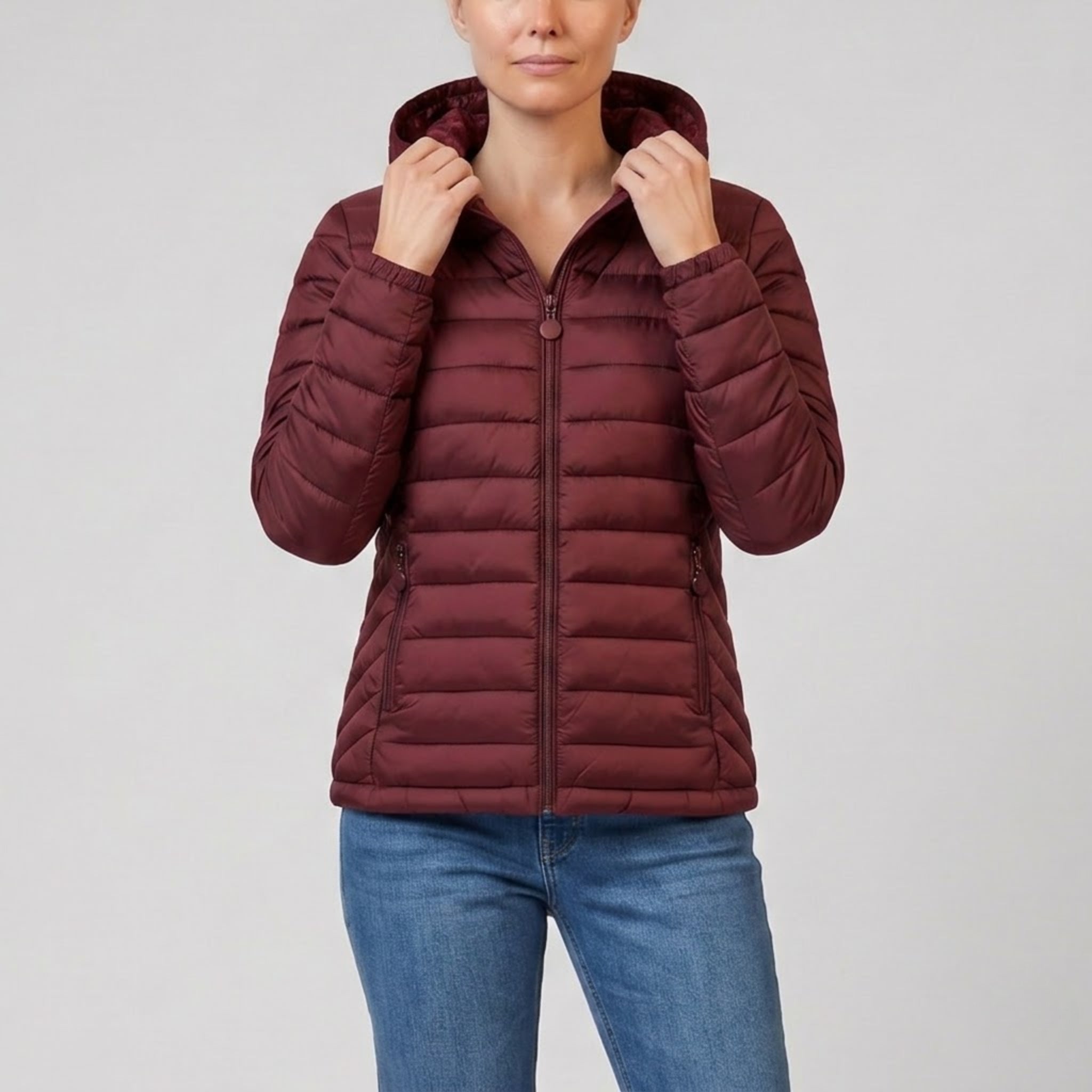 Women’s Lightweight Hooded Puffer Jacket | Celestiella