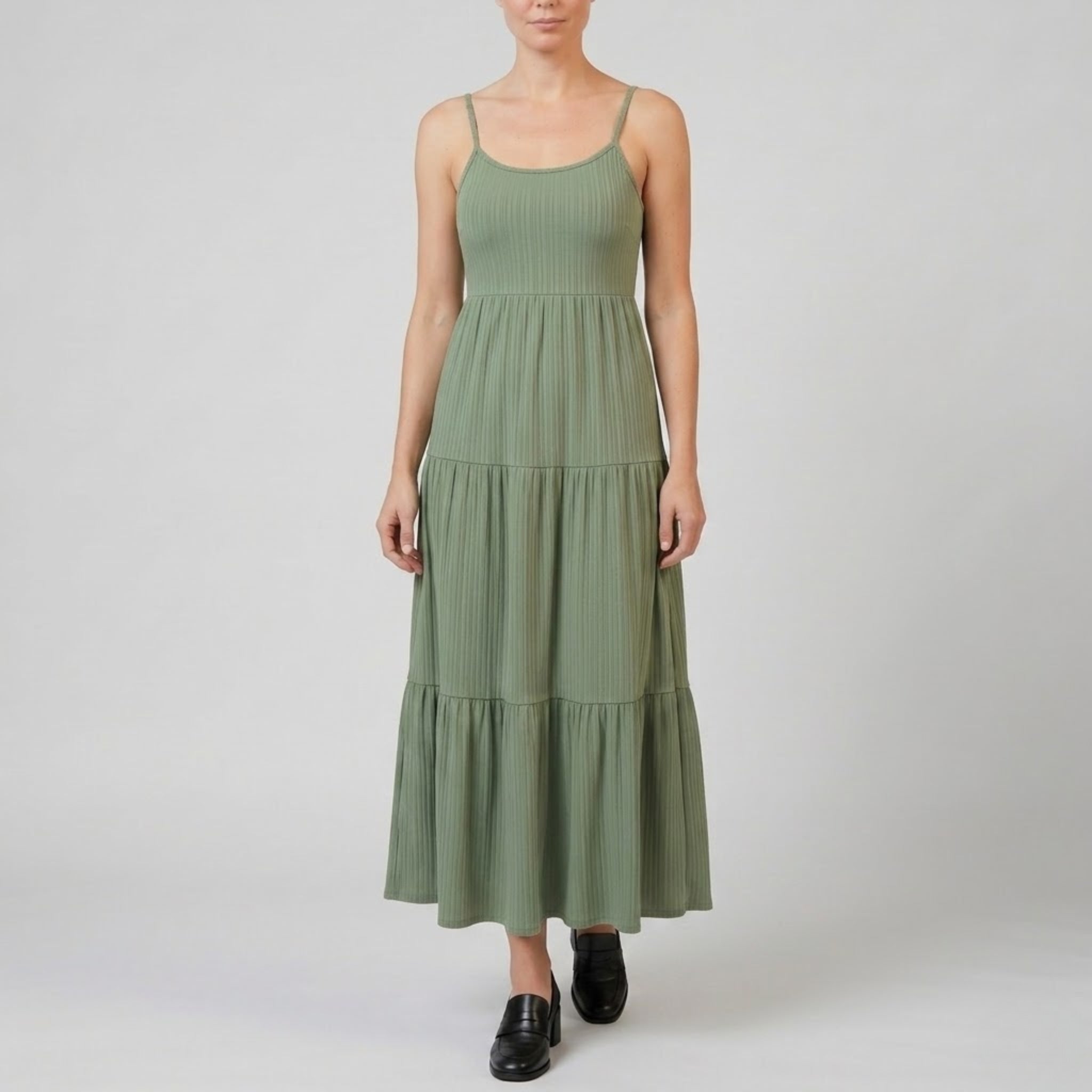Women’s Spaghetti Strap Tiered Maxi Dress | Celestiella