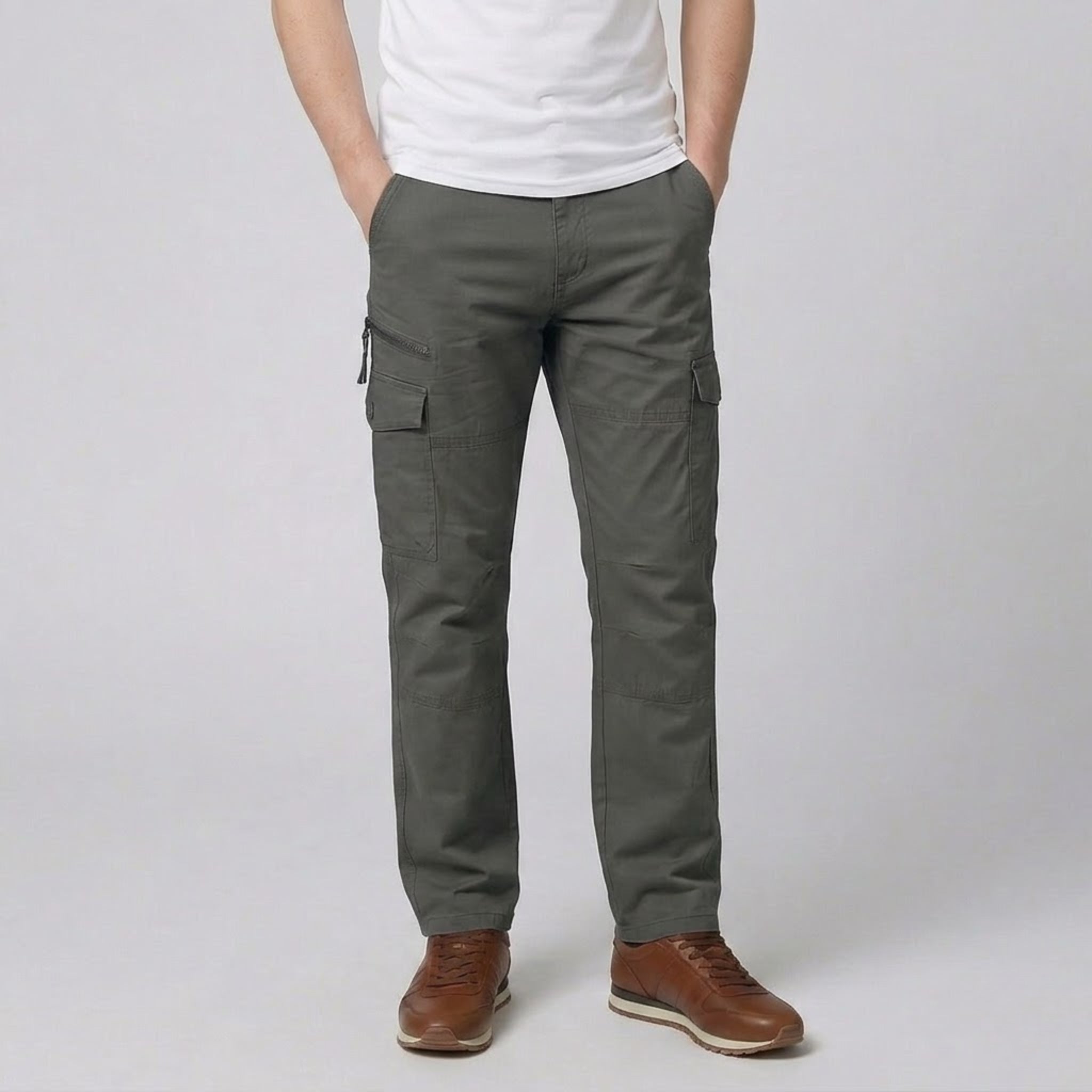 Men’s Multi-Pocket Cargo Trousers | Celestiella