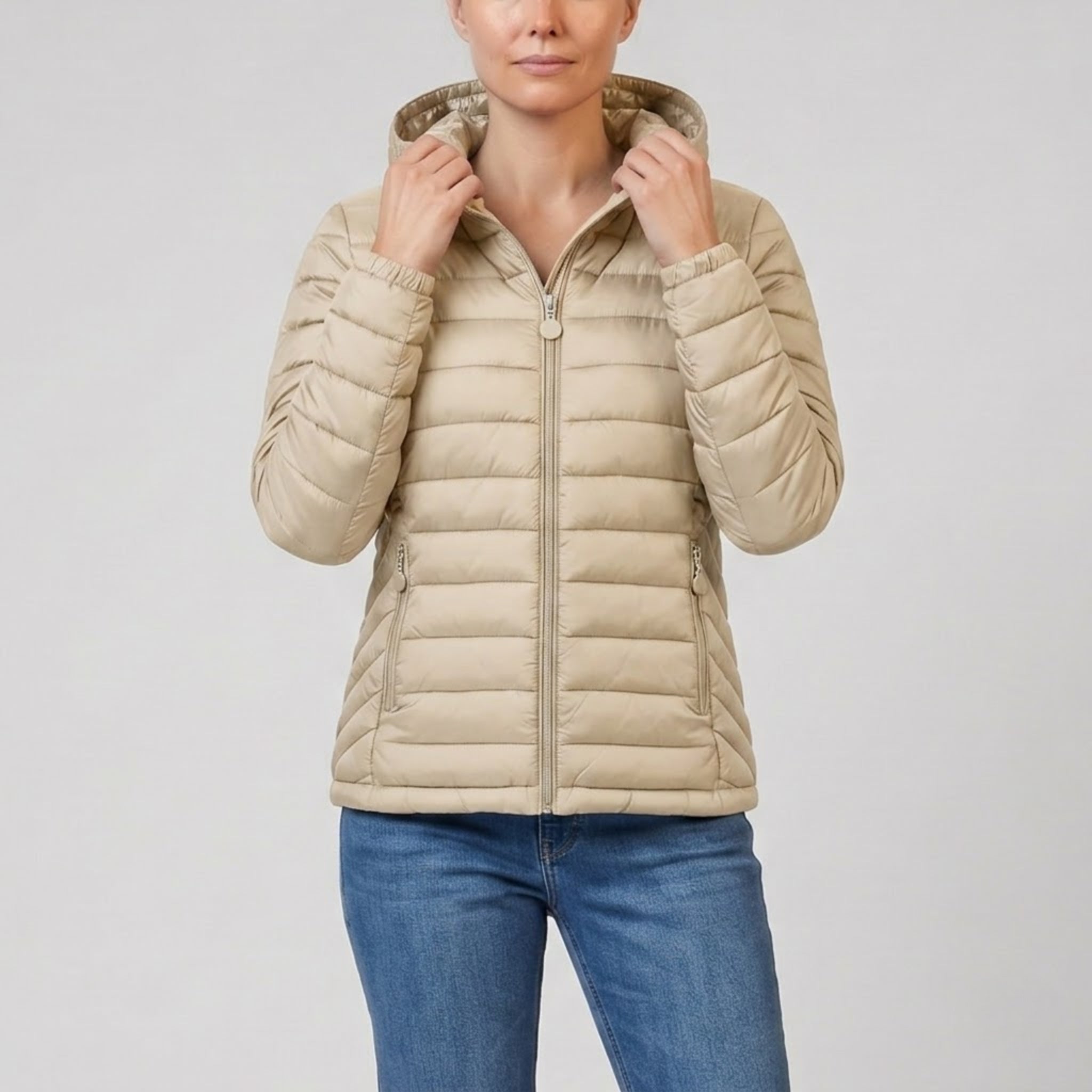 Women’s Lightweight Hooded Puffer Jacket | Celestiella