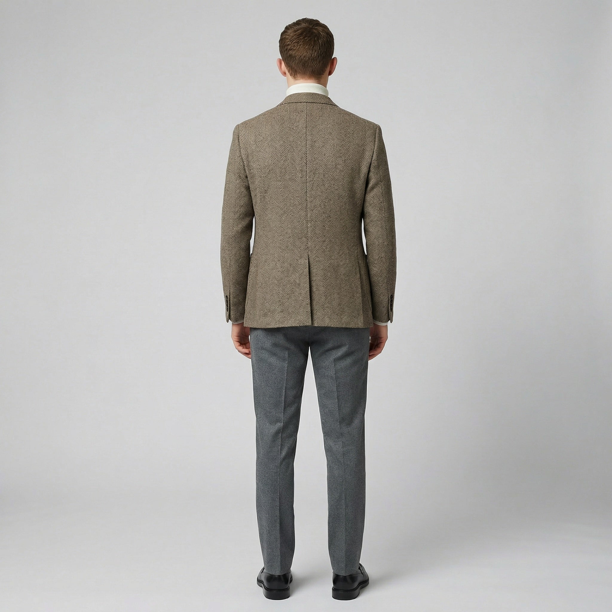 Celestiella - Men’s Herringbone Wool Blazer