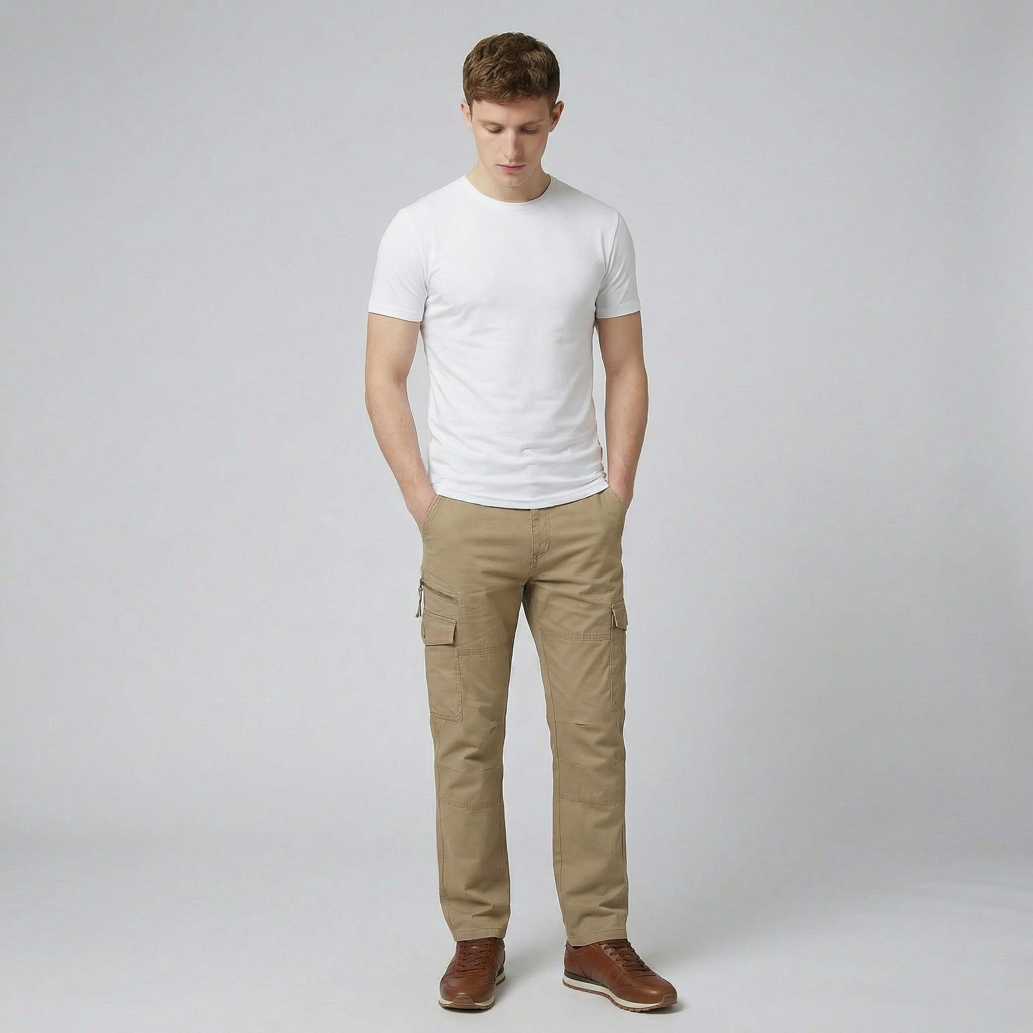 Men’s Multi-Pocket Cargo Trousers | Celestiella