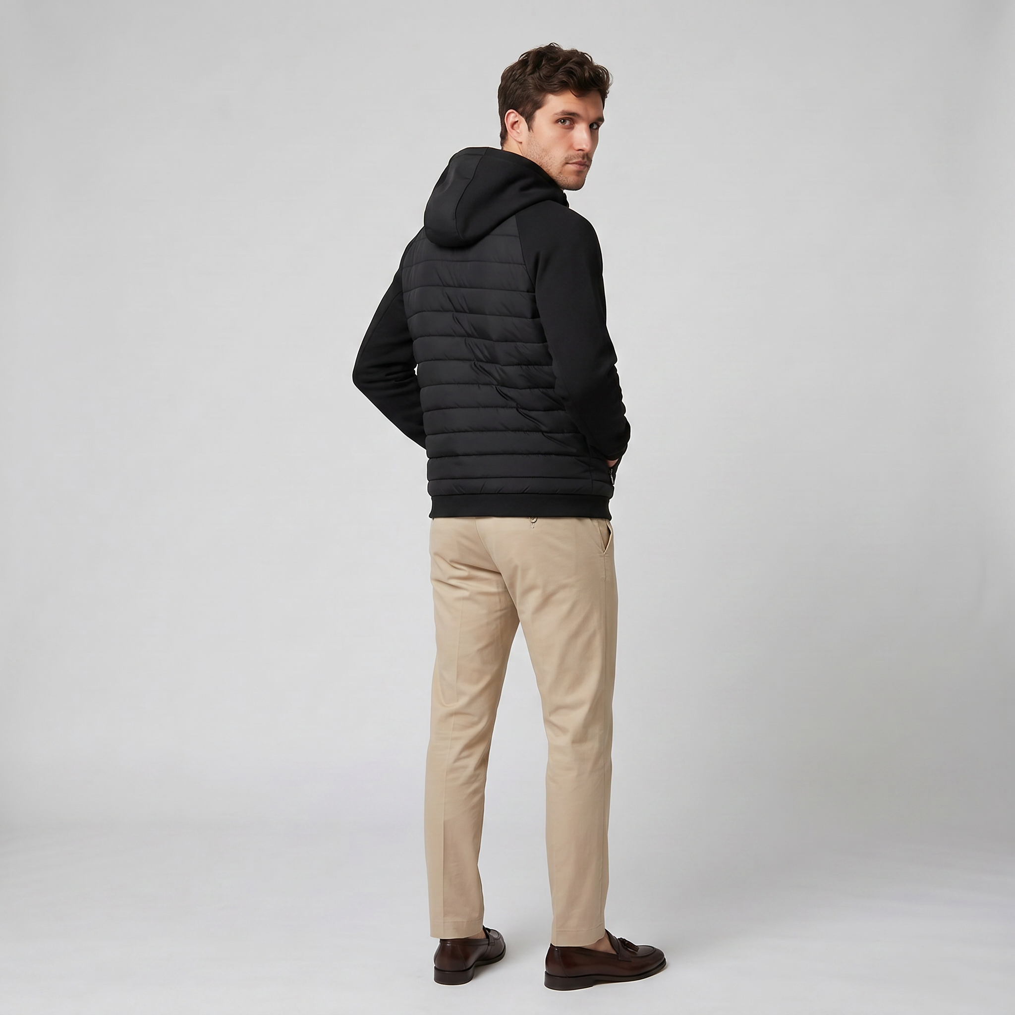 Celestiella - Men’s Technical Quilted Hooded Jacket