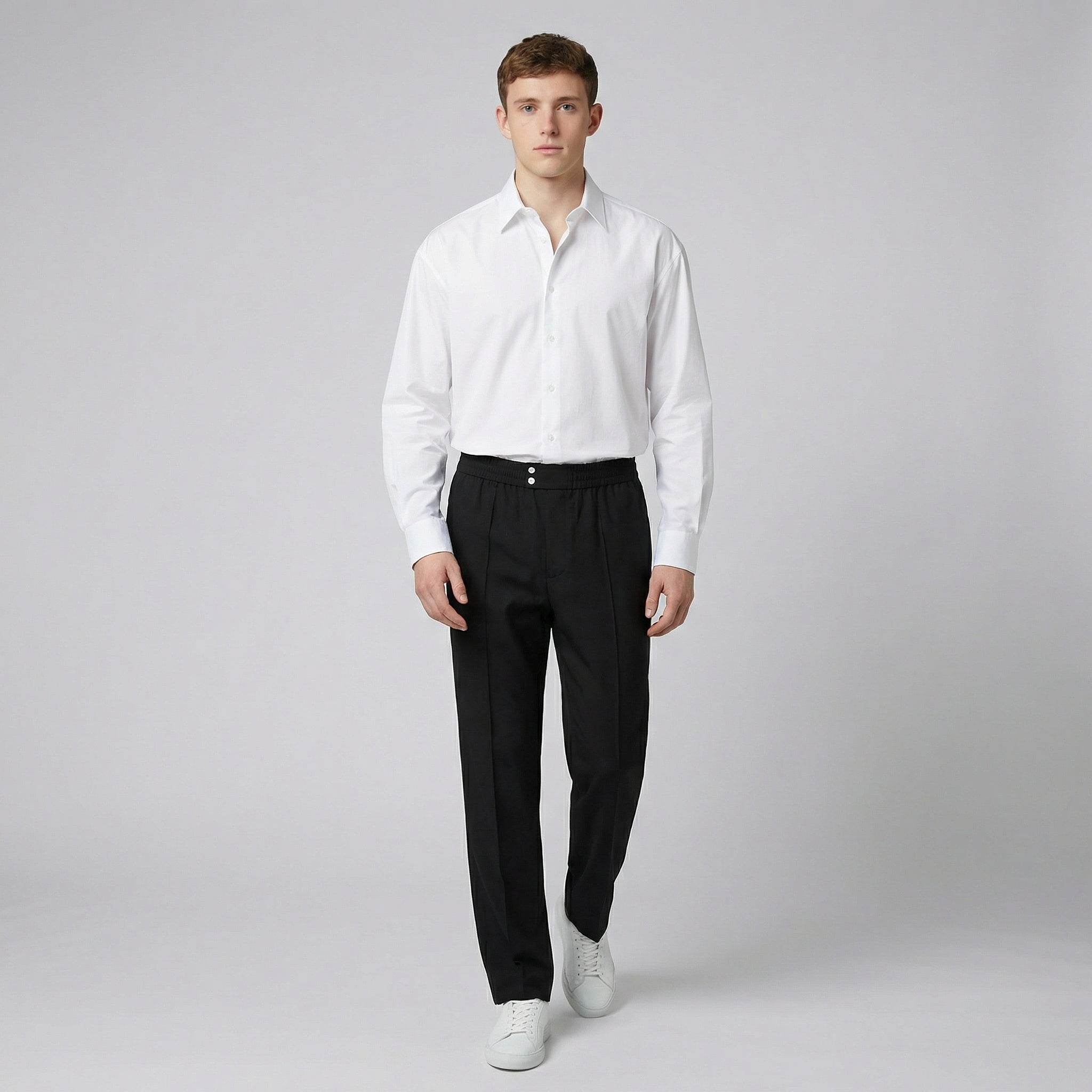 Men’s Straight-Leg Trousers | Celestiella