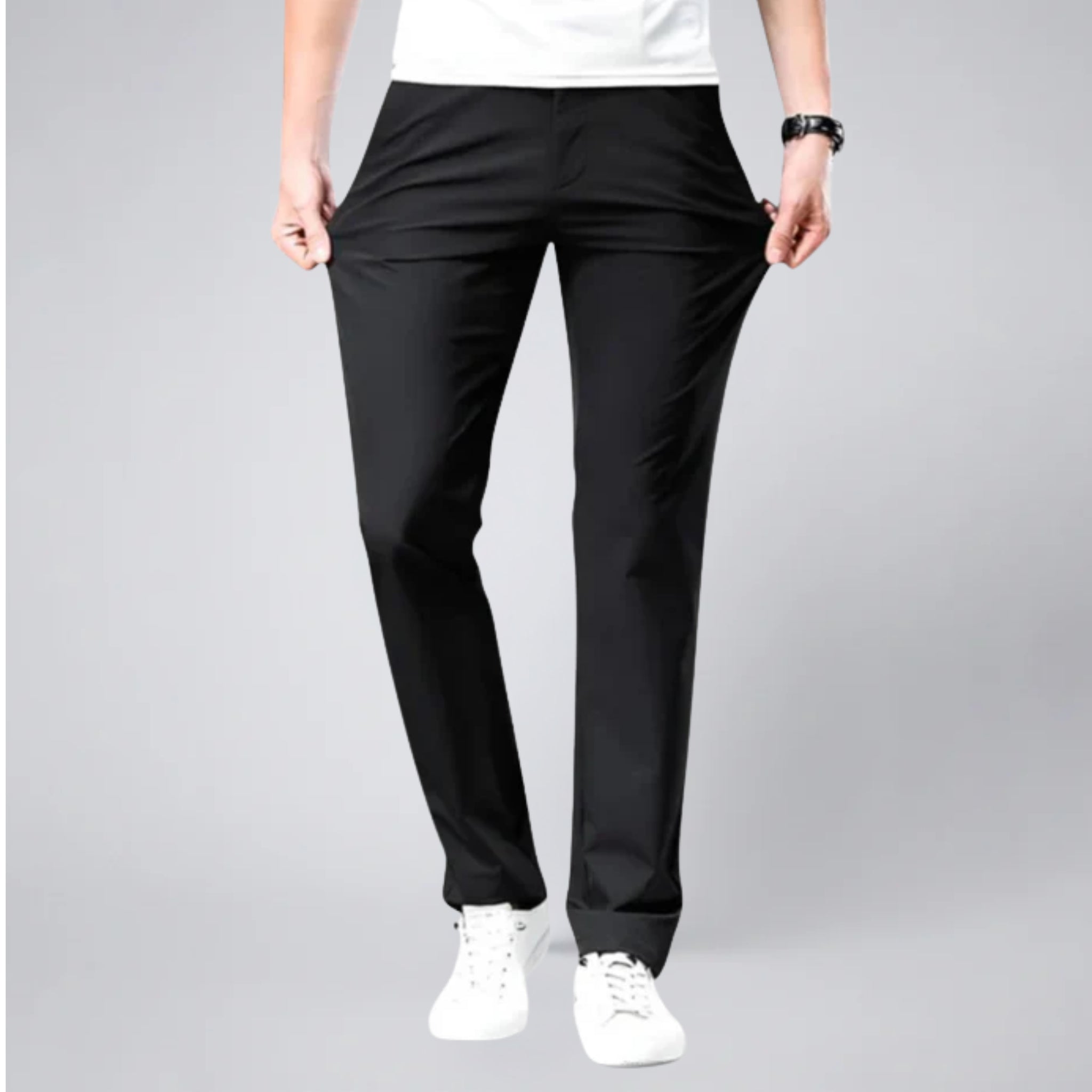 Men’s Stretch Cotton Chino Trousers | Celestiella