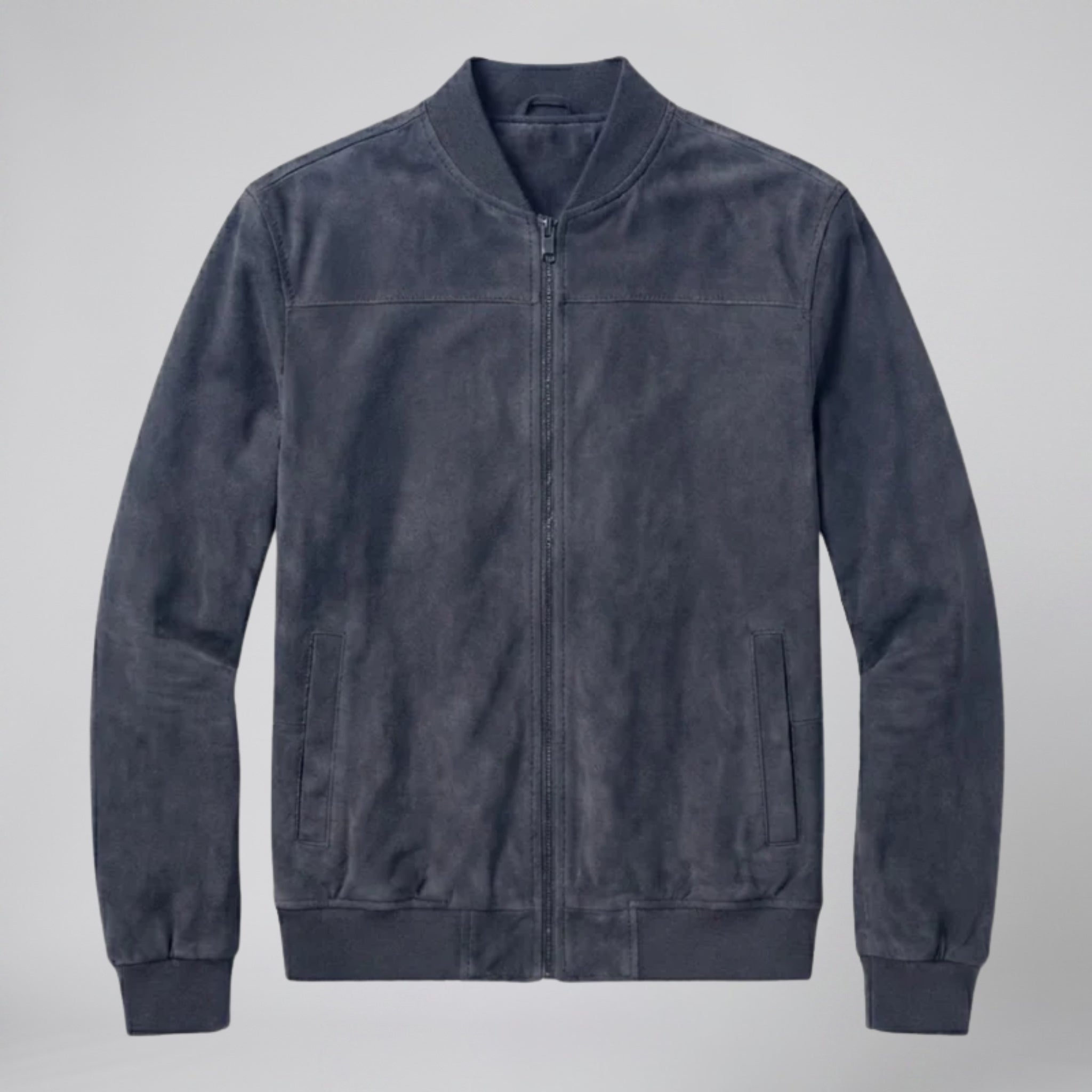 Men’s Suede Bomber Jacket | Celestiella