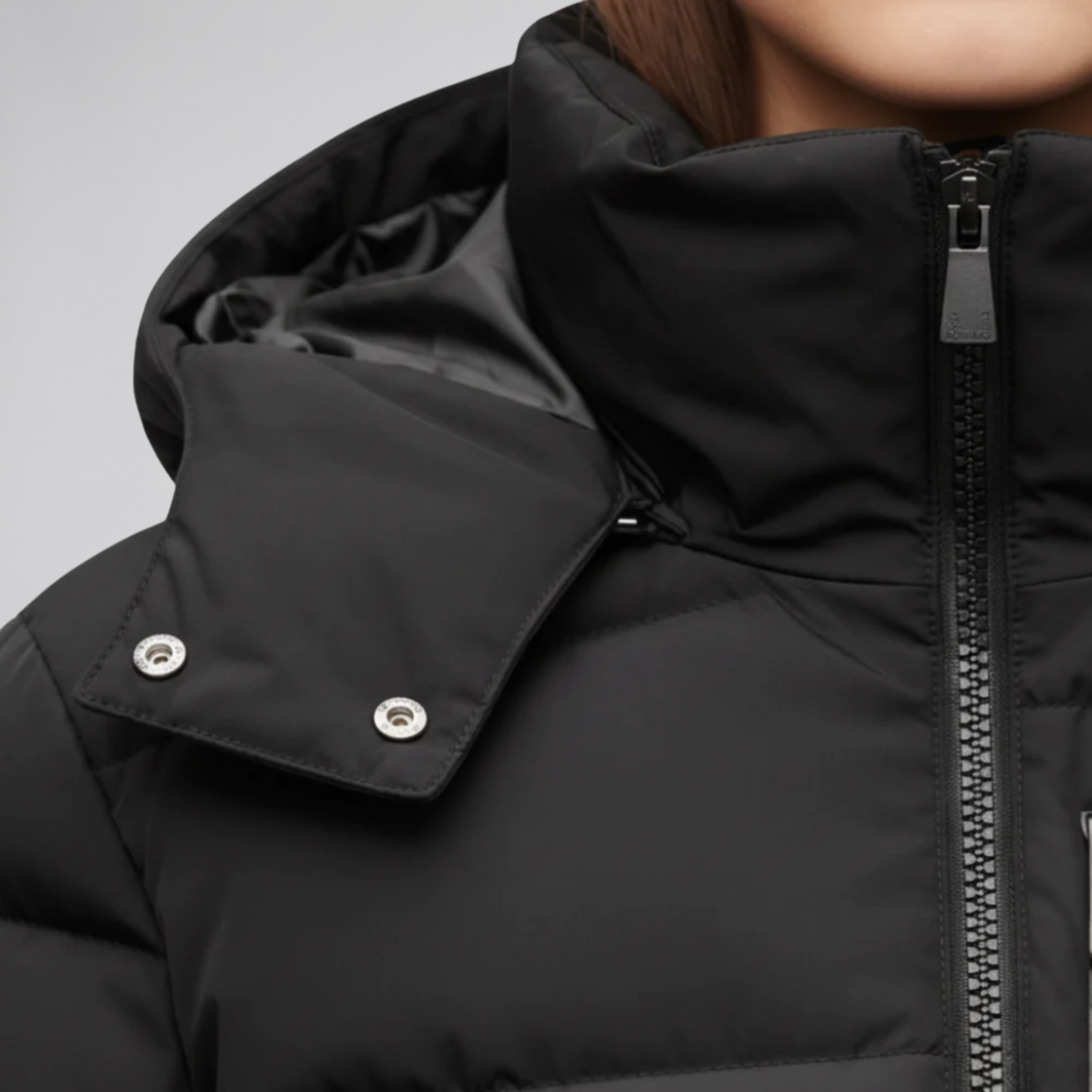 Women’s Belted Puffer Hooded Jacket | Celestiella