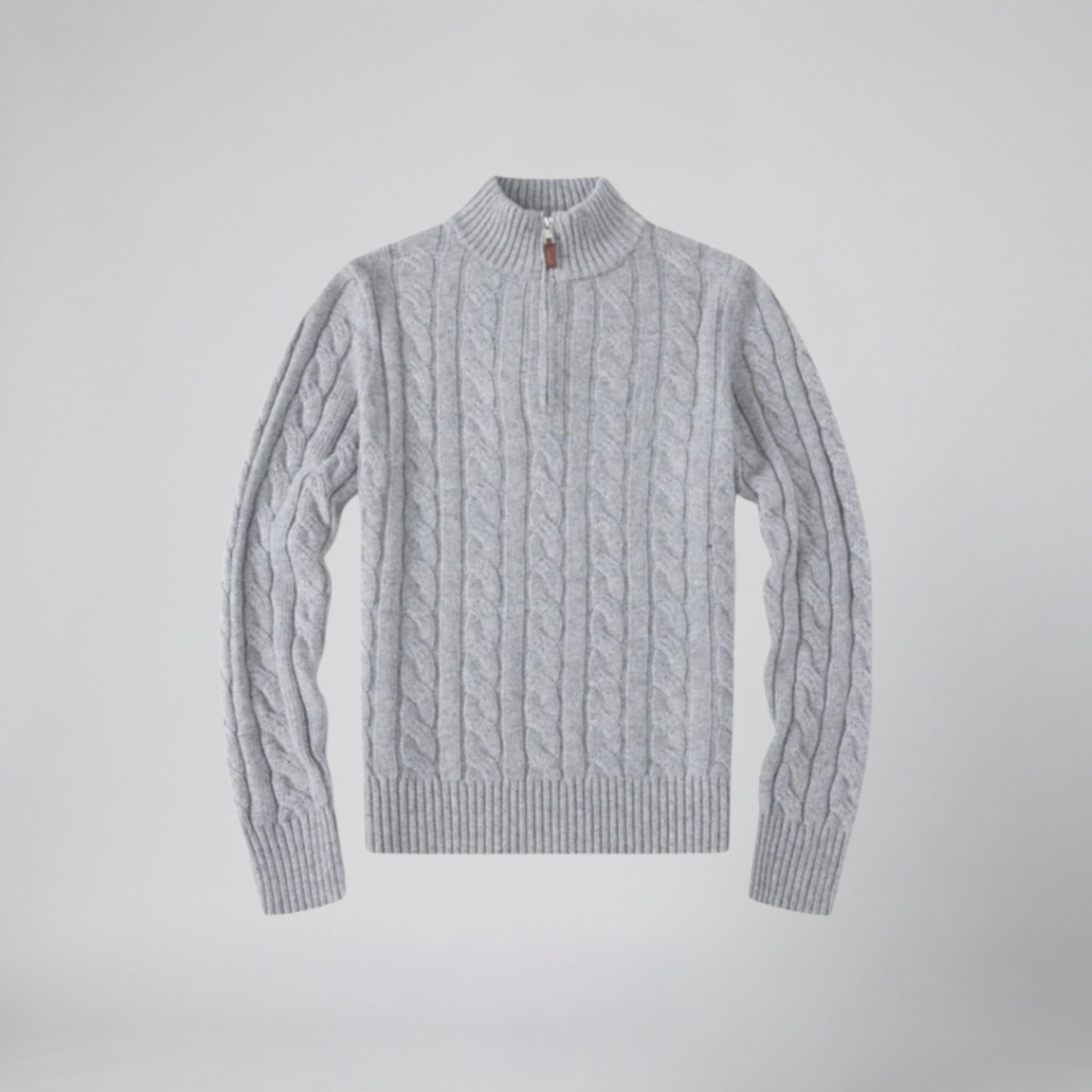 Women’s Cable Knit Half-Zip Jumper | Celestiella
