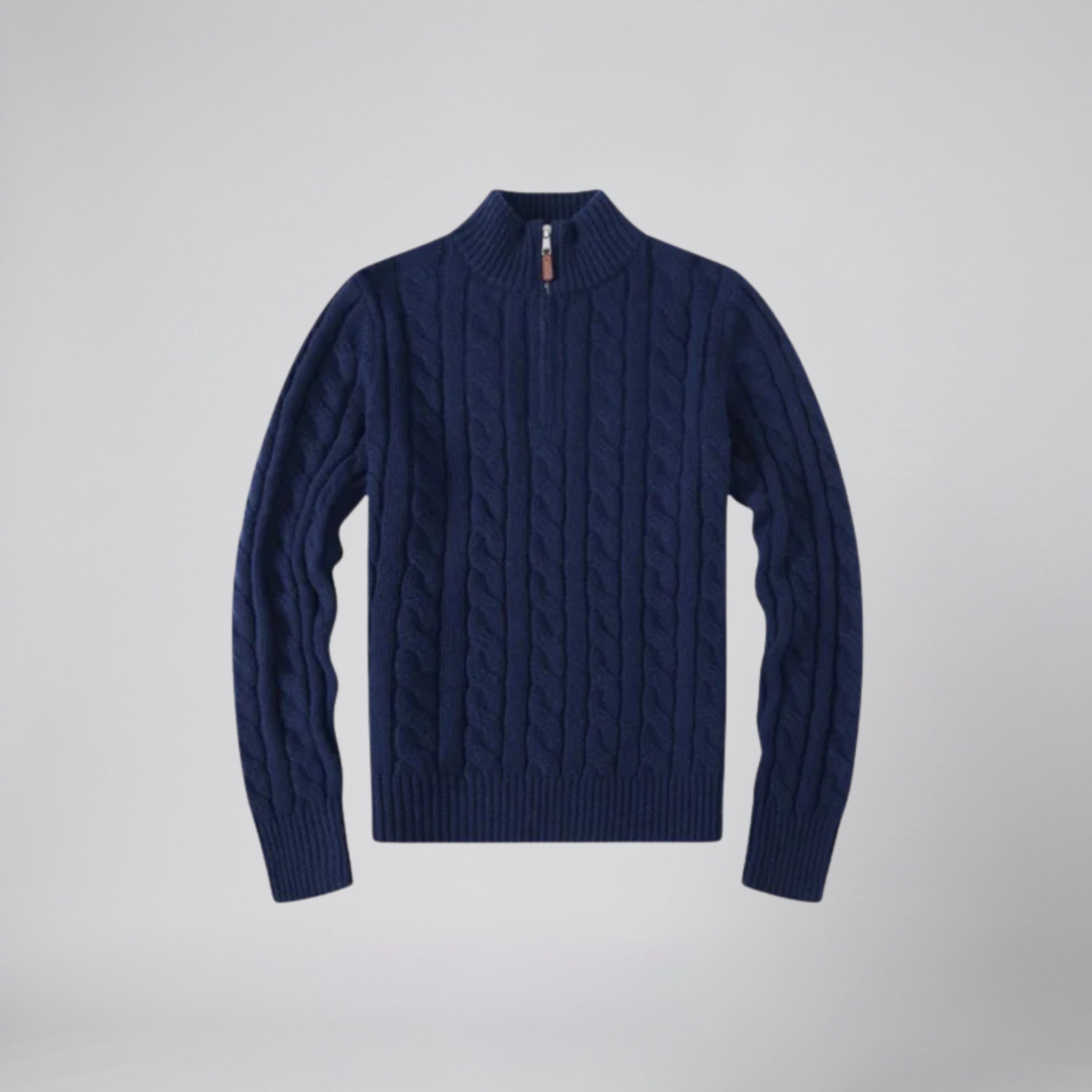 Women’s Cable Knit Half-Zip Jumper | Celestiella