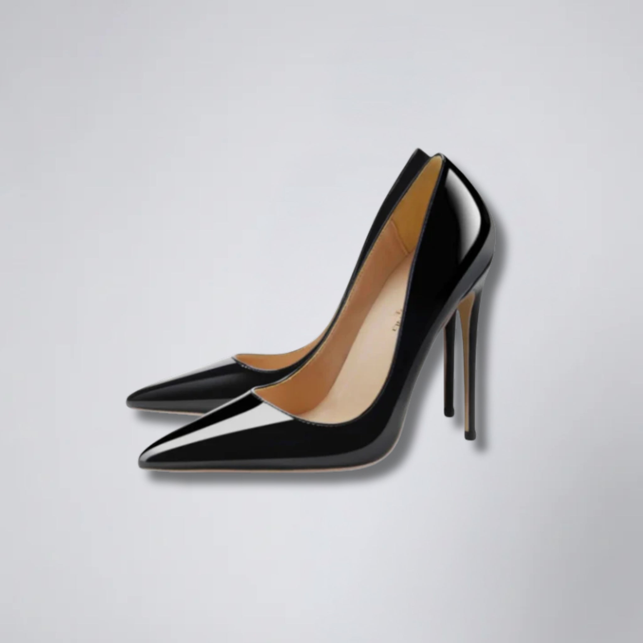 Celestiella - Women’s Deep Plum Patent Stiletto Pumps