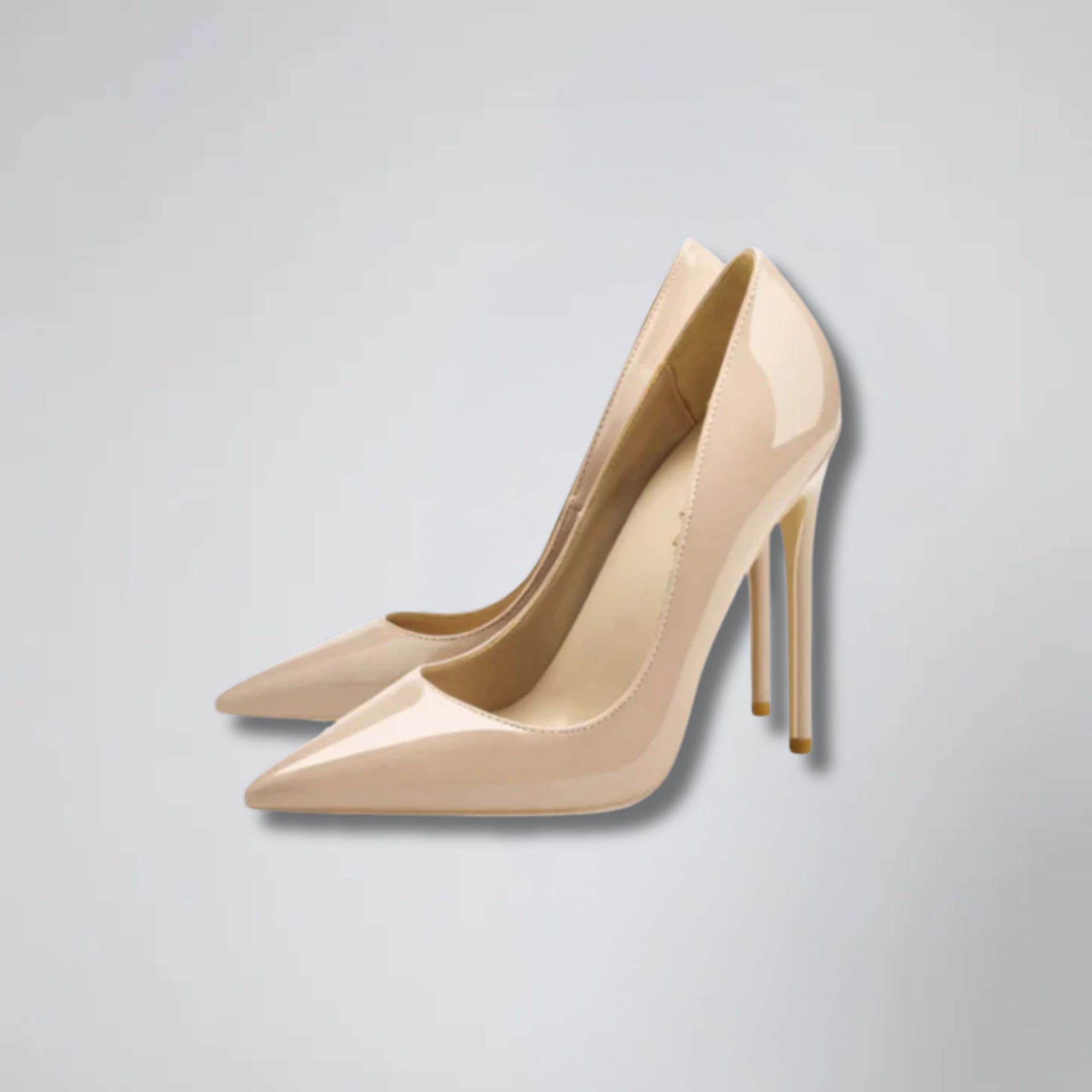 Celestiella - Women’s Deep Plum Patent Stiletto Pumps