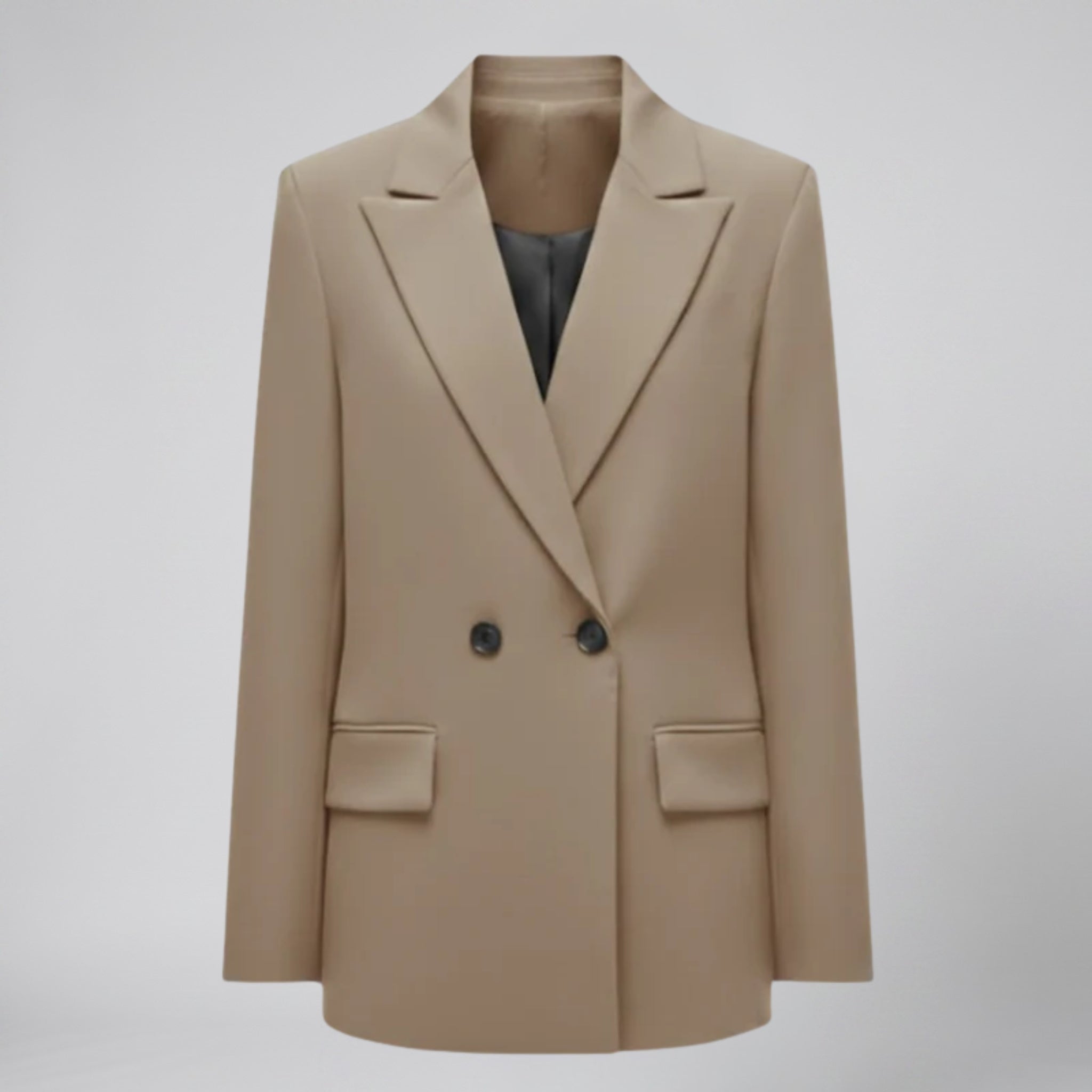 Women’s Double Breasted Notched Lapel Blazer | Celestiella