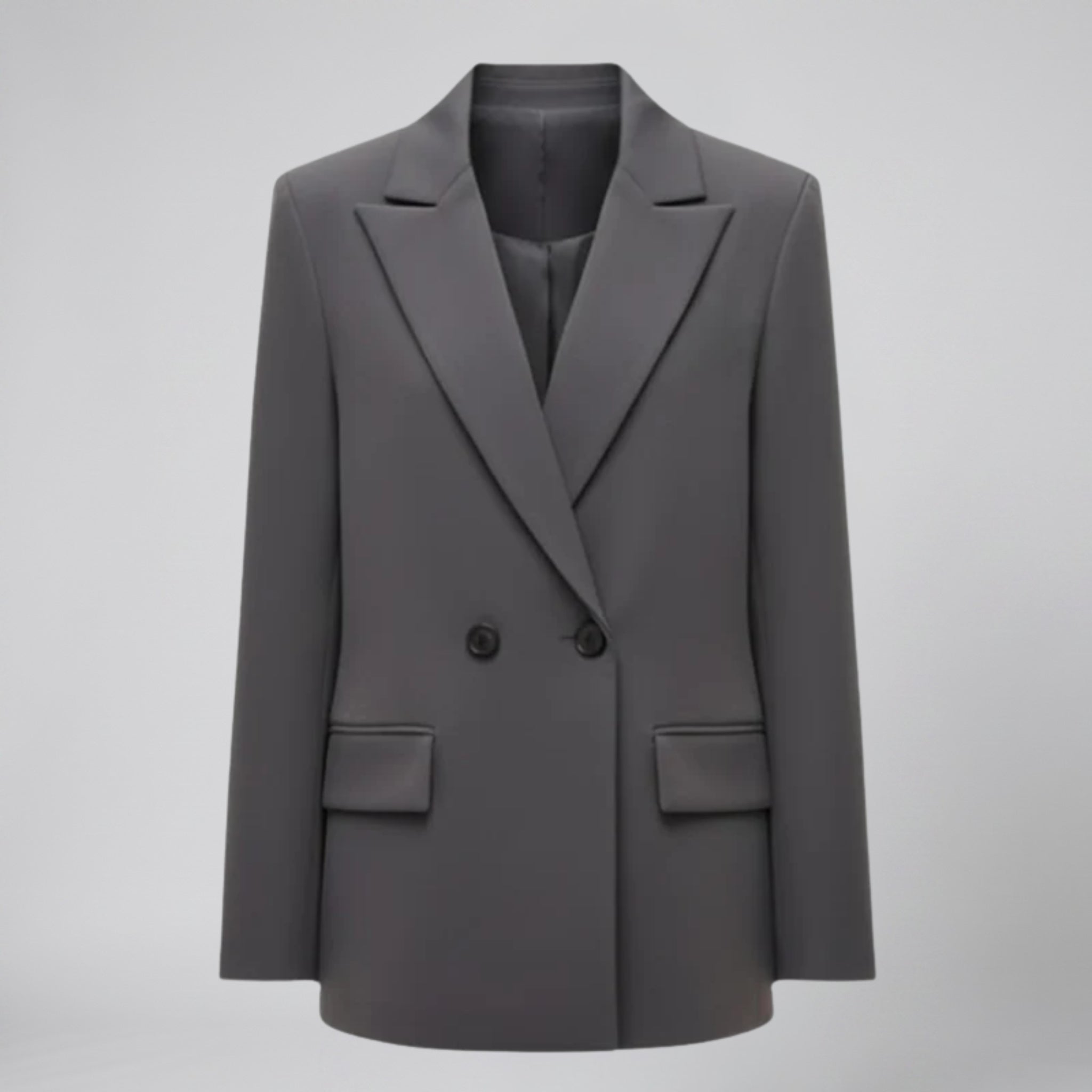 Women’s Double Breasted Notched Lapel Blazer | Celestiella
