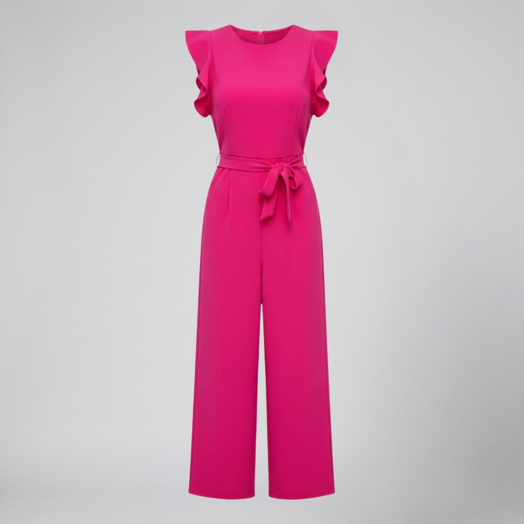 Women’s Flutter-Sleeve Wide-Leg Jumpsuit | Celestiella