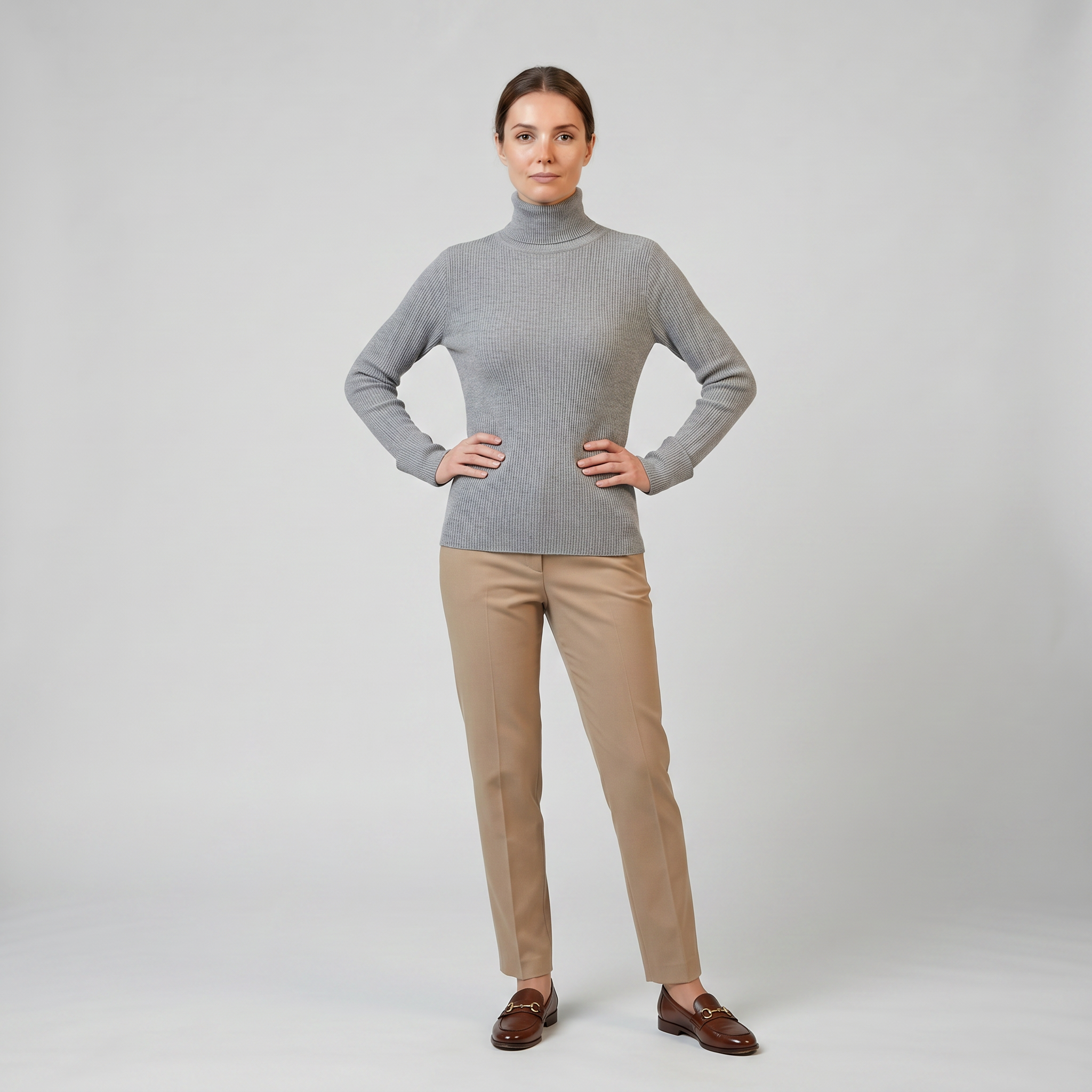 Women’s Ribbed Cashmere Turtleneck | Celestiella