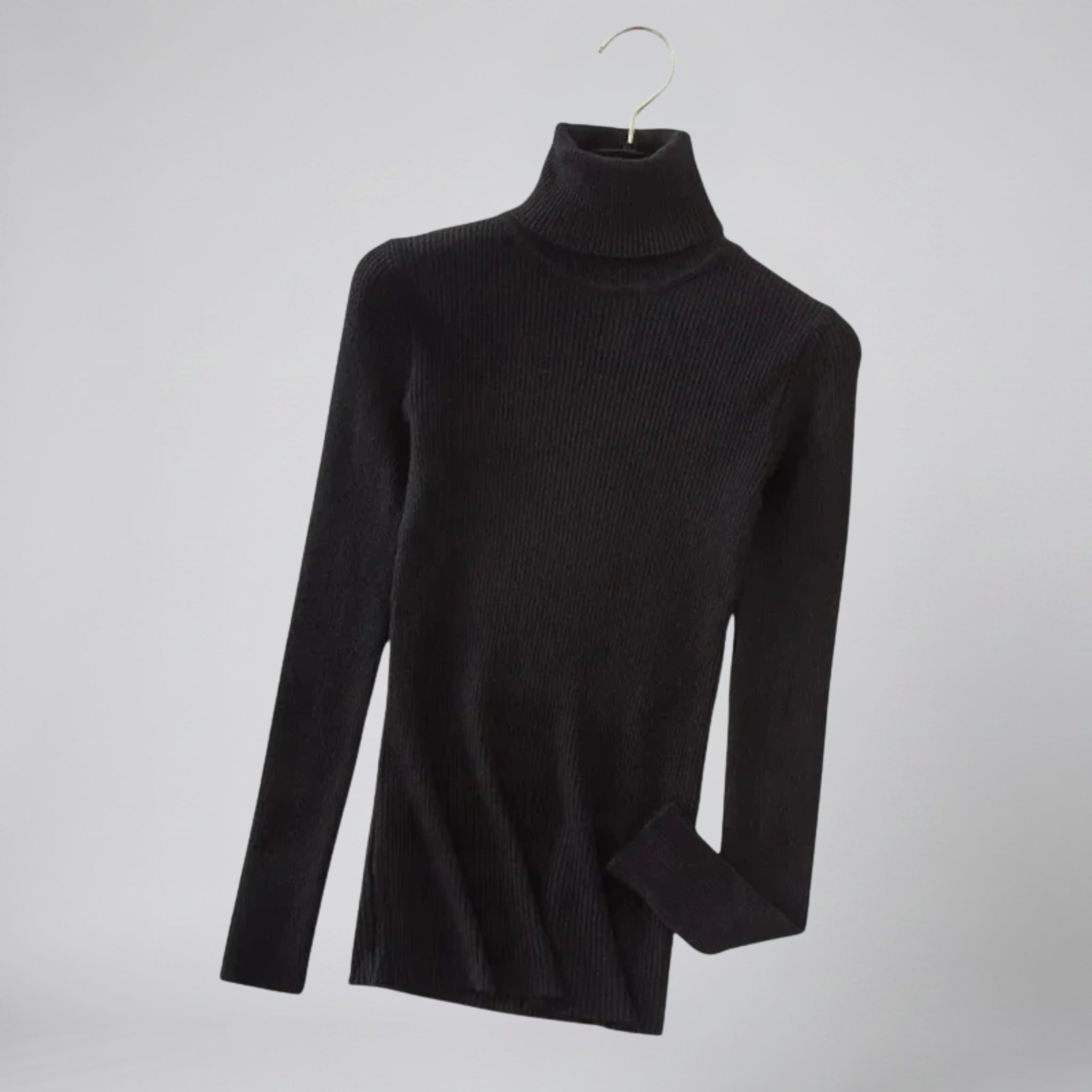 Women’s Ribbed Cashmere Turtleneck | Celestiella