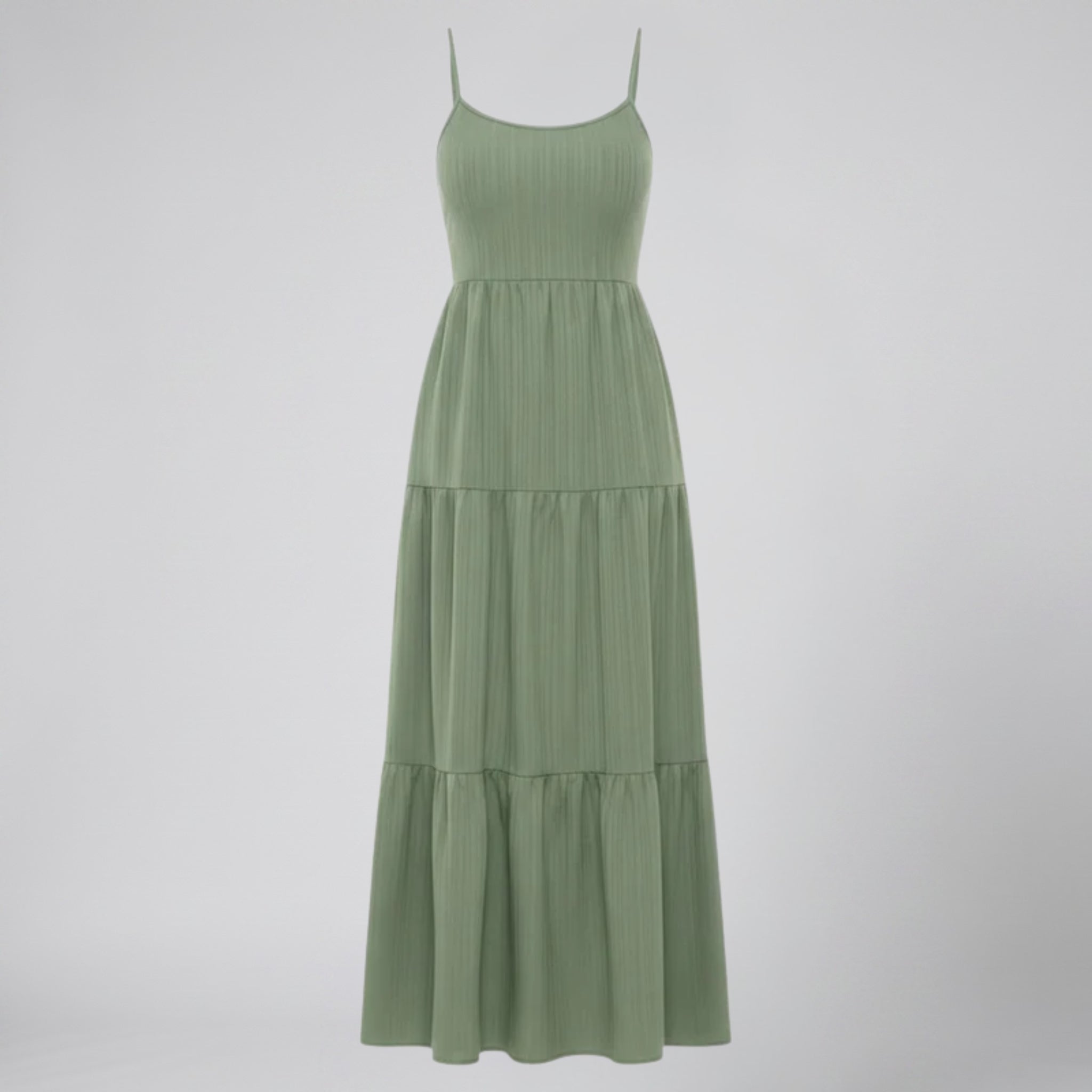 Women’s Spaghetti Strap Tiered Maxi Dress | Celestiella