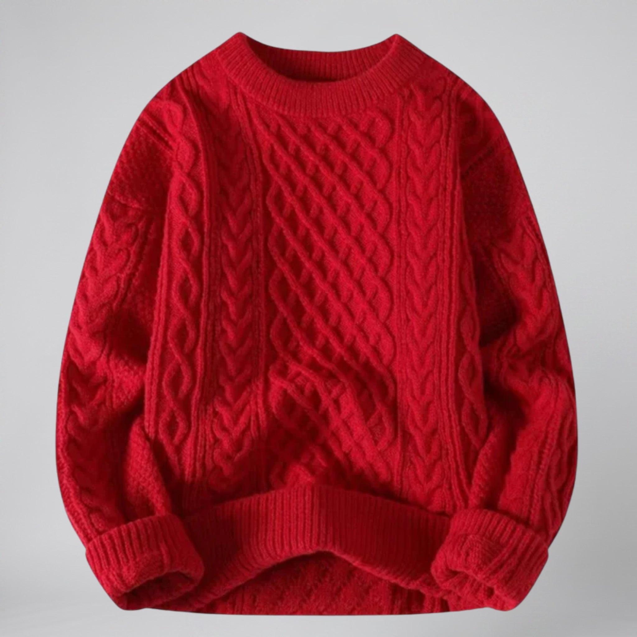 Women’s Wool-Blend Cable Knit Cardigan | Celestiella