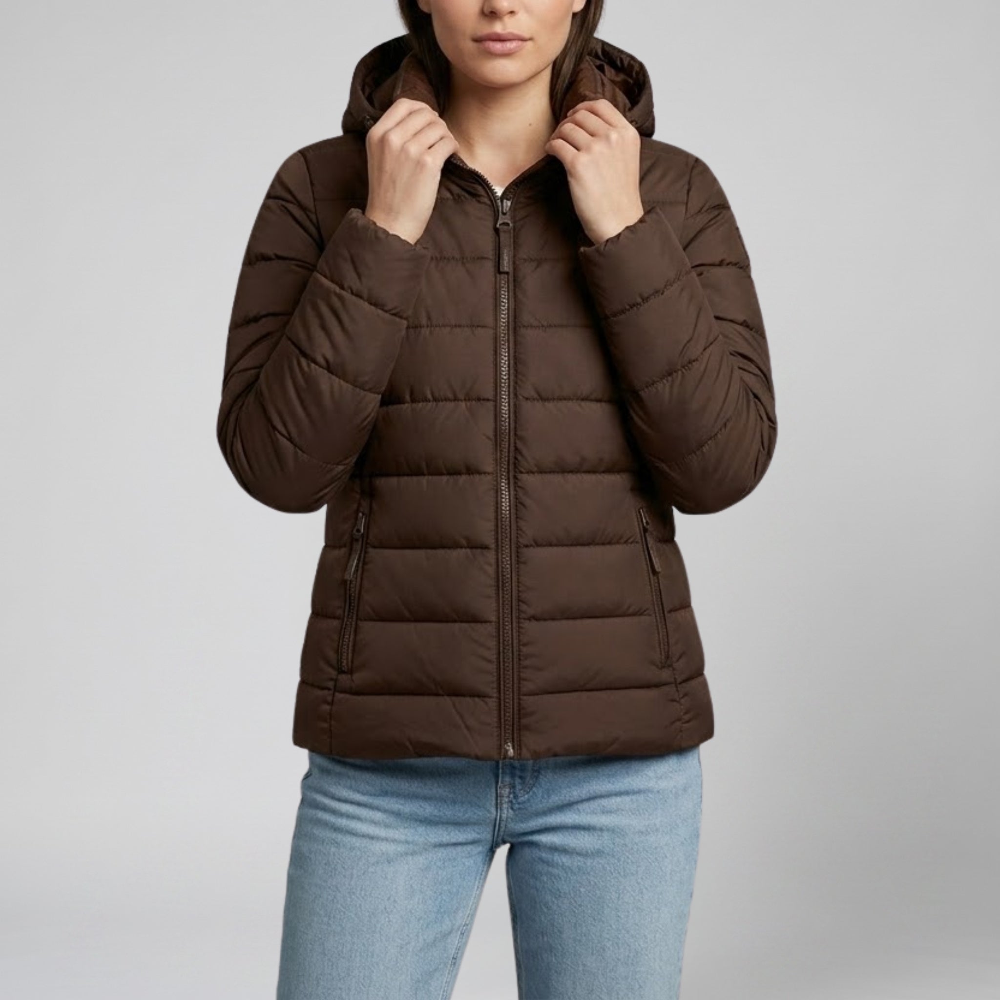 Women’s Lightweight Hooded Puffer Jacket | Celestiella