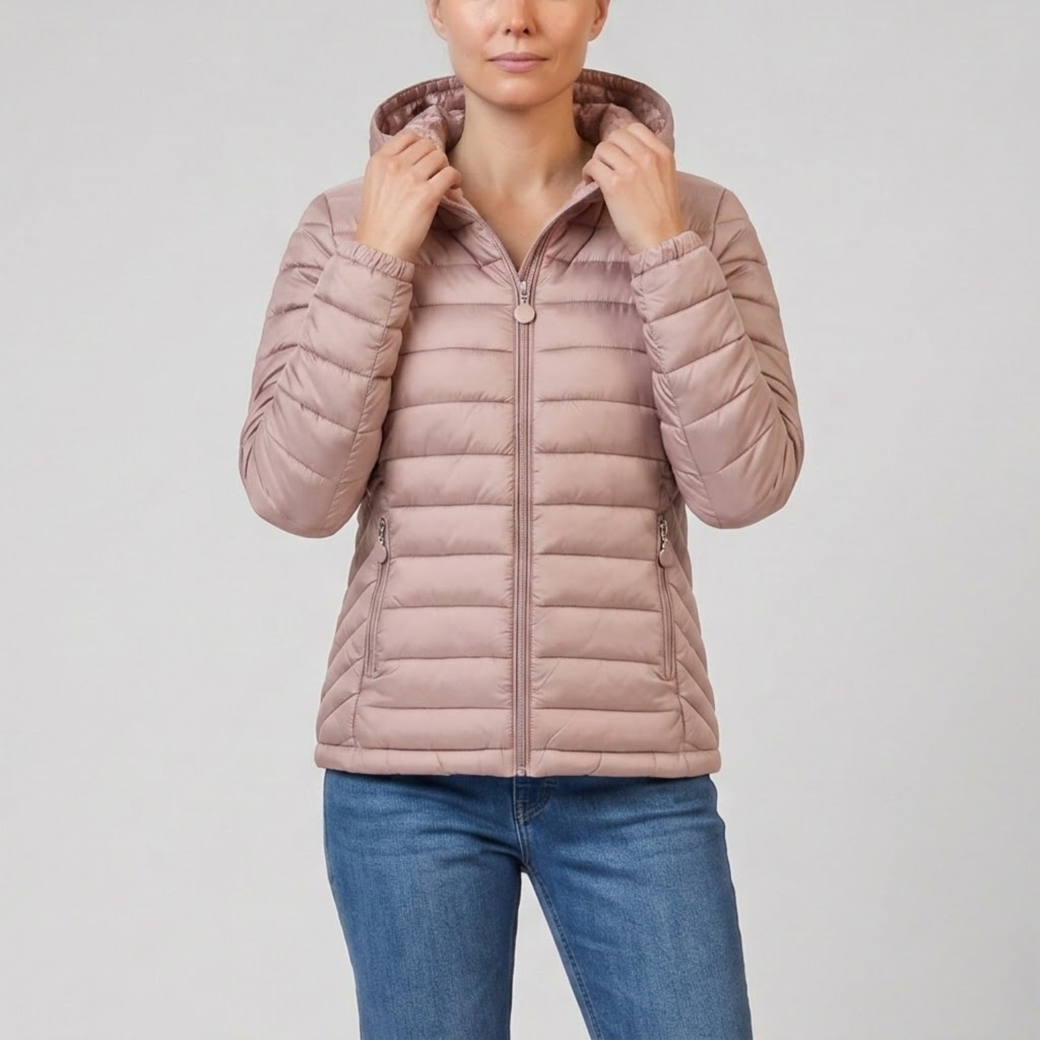 Women’s Lightweight Hooded Puffer Jacket | Celestiella