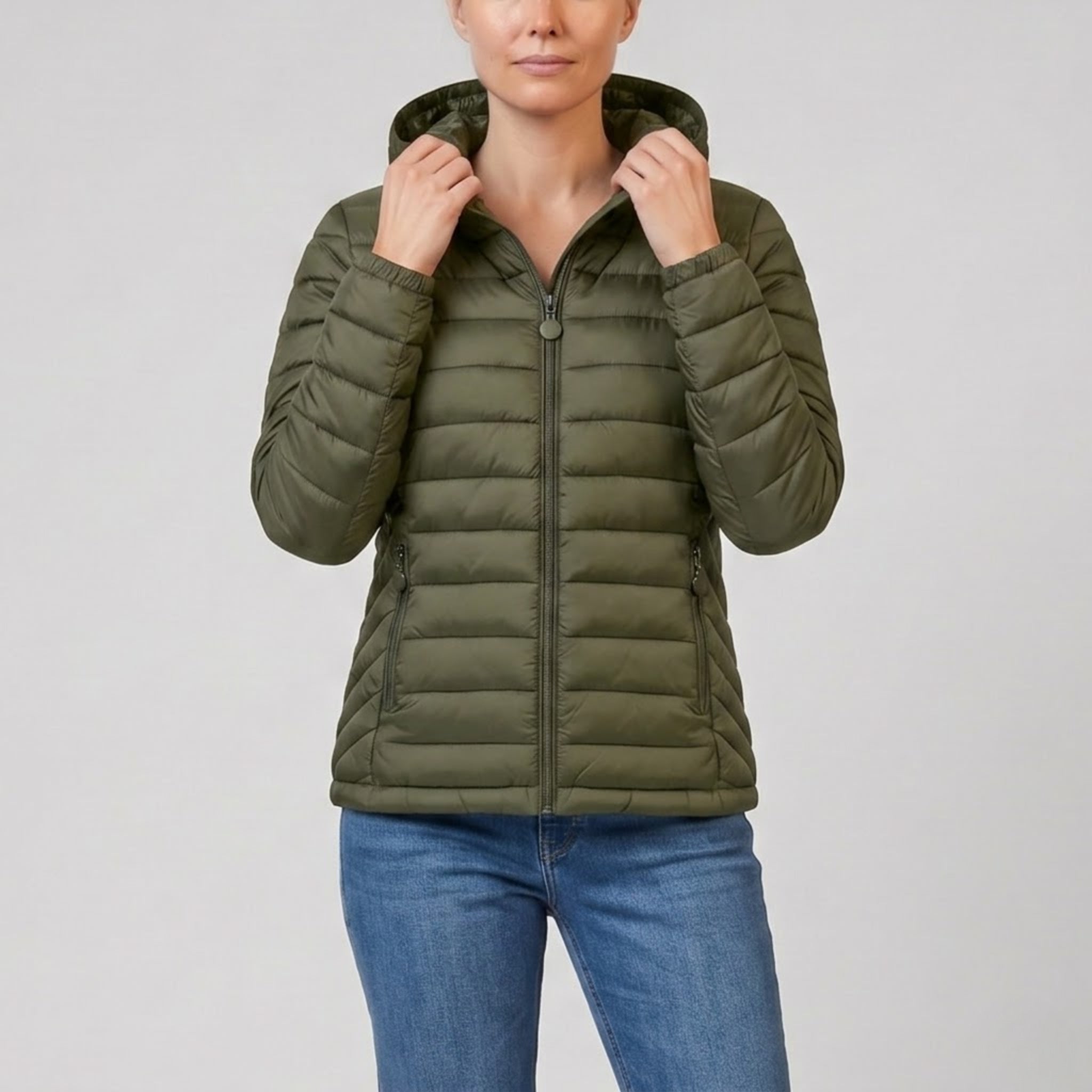Women’s Lightweight Hooded Puffer Jacket | Celestiella