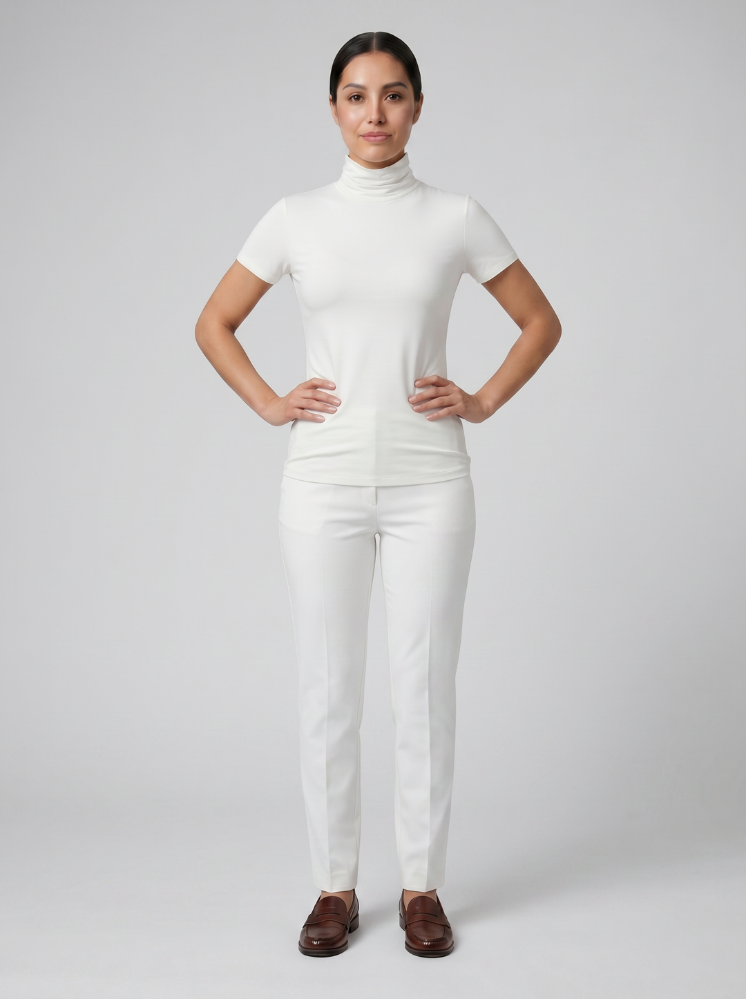 Women's Top – Soft-Stretch High-Neck