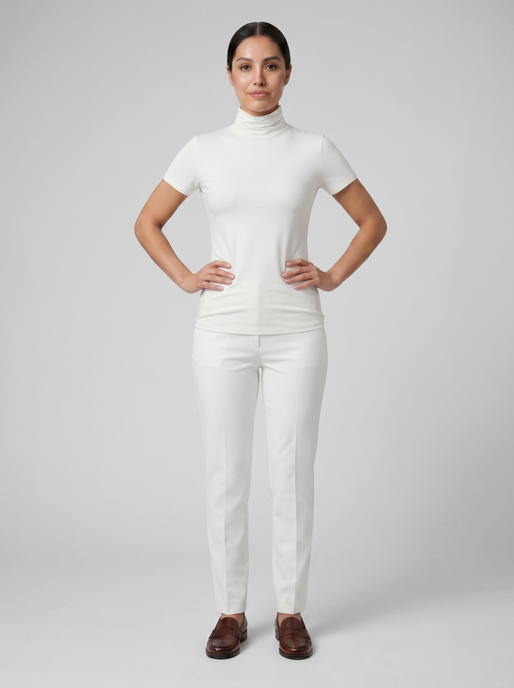 Women's Top – Soft-Stretch High-Neck