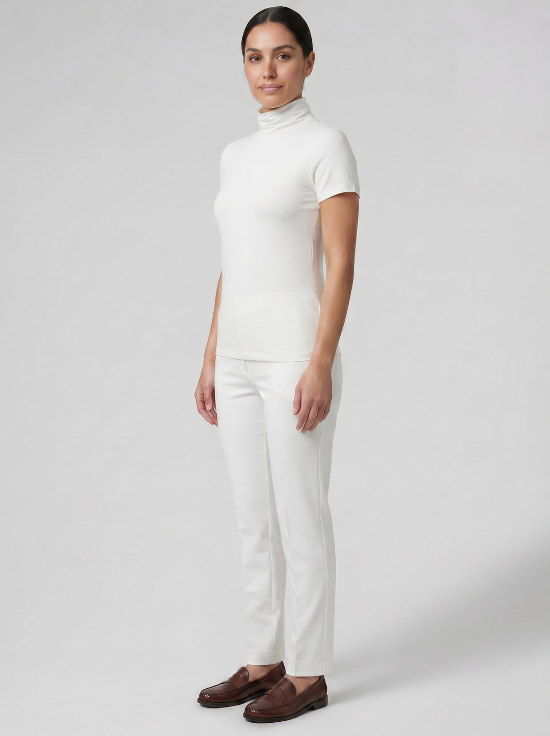 Women's Top – Soft-Stretch High-Neck