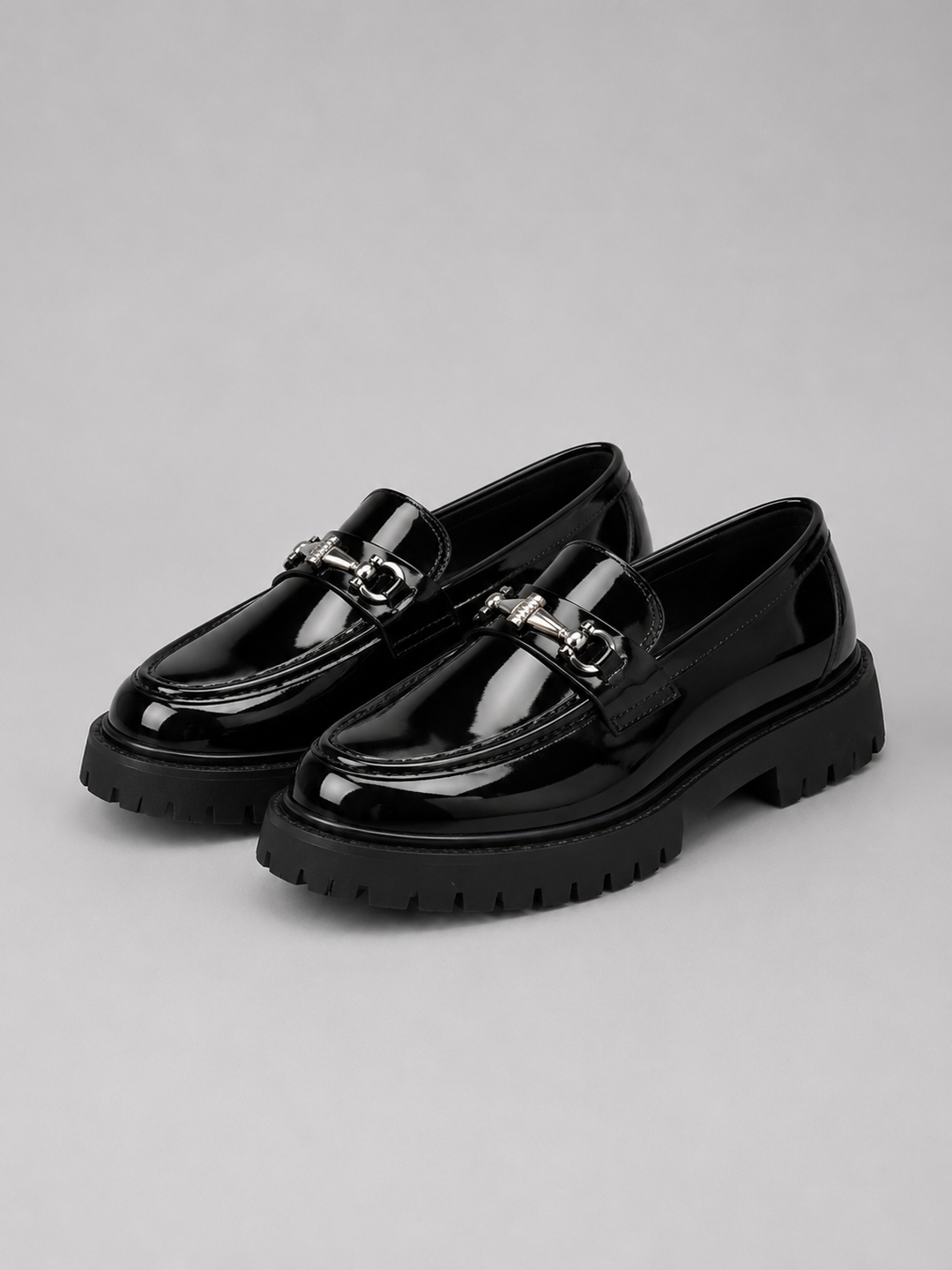 Men’s Chunky Sole Loafers with Slip-On