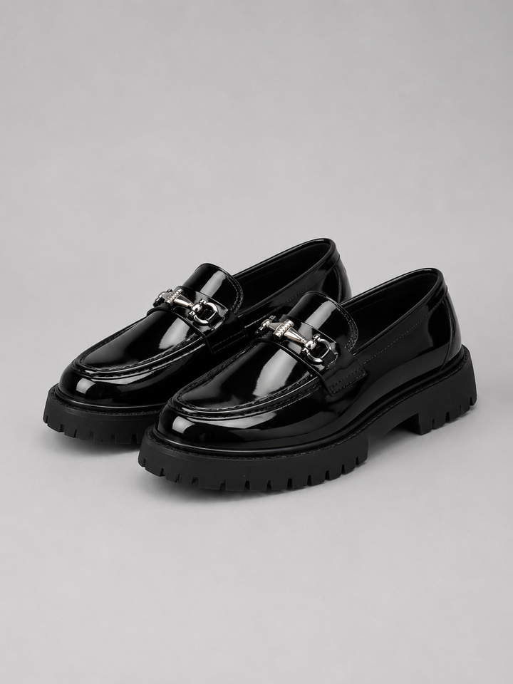 Men’s Chunky Sole Loafers with Slip-On