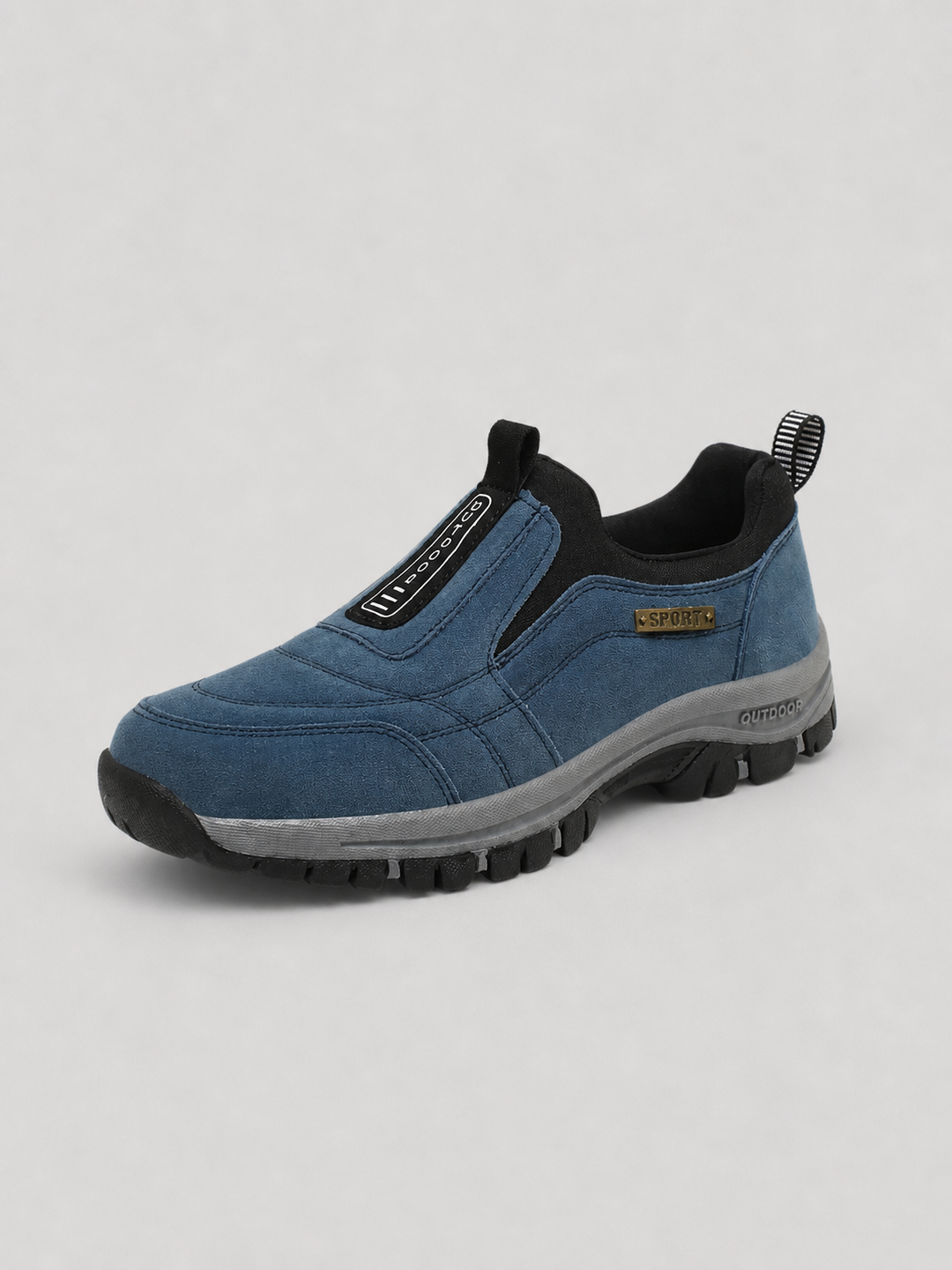 Men’s Comfort Slip-On Walking Shoes with Grip