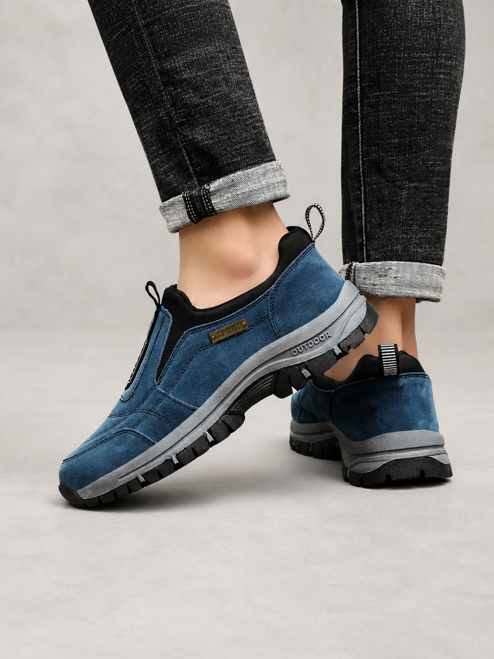 Men’s Comfort Slip-On Walking Shoes with Grip