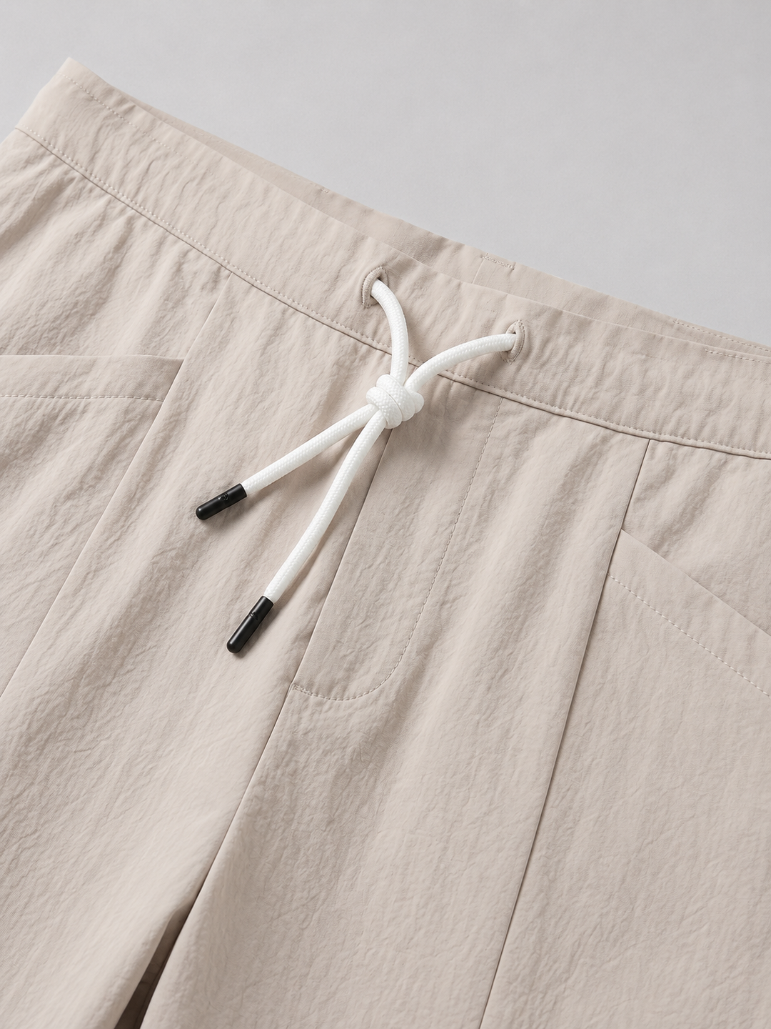 Men’s Cropped Trousers with Drawstring Waist