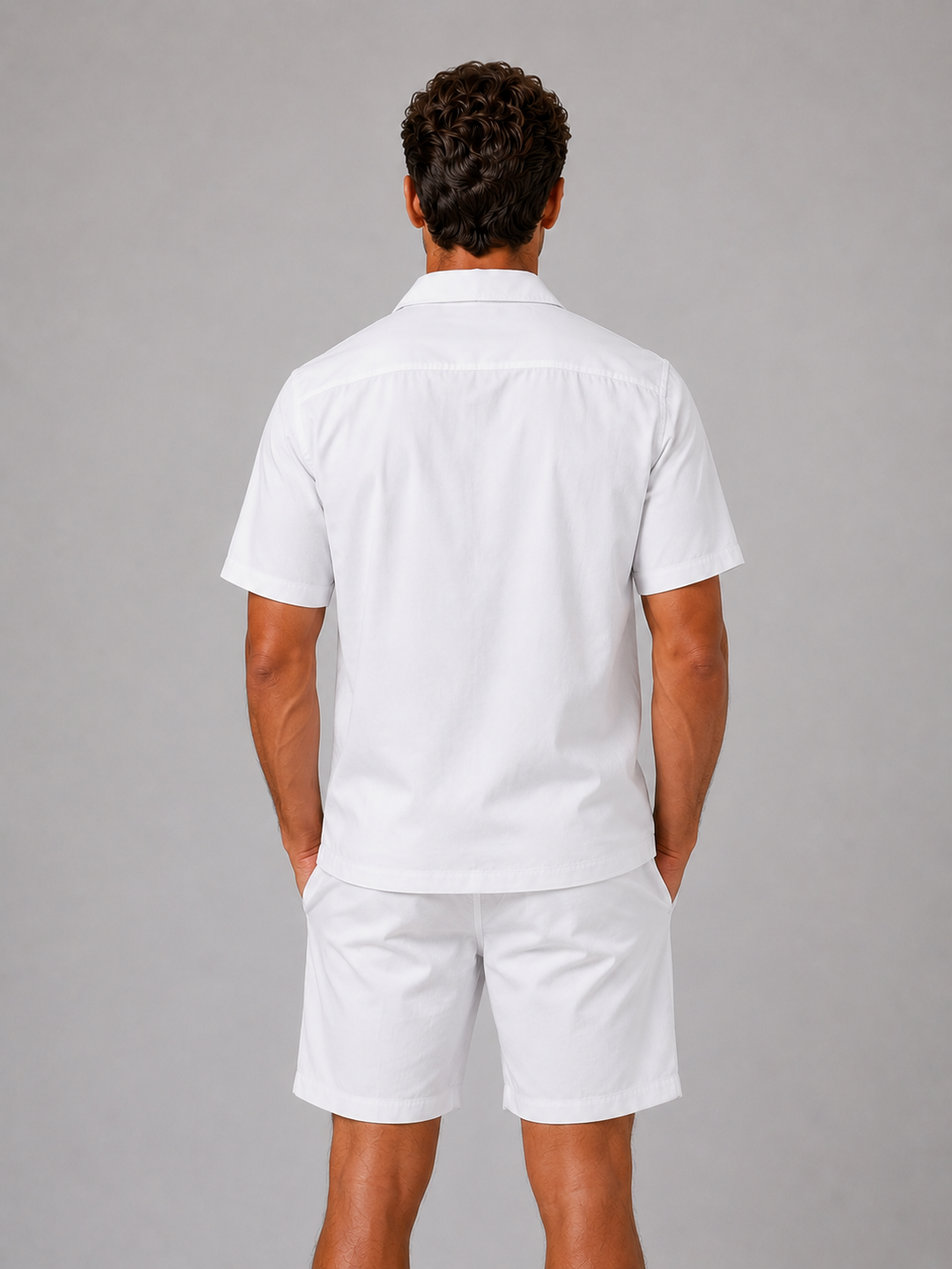 Men’s Light-Weight Shirt with Shorts Co-ord