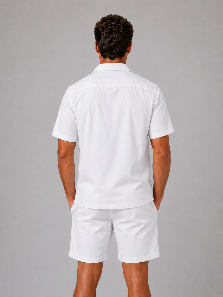 Men’s Light-Weight Shirt with Shorts Co-ord