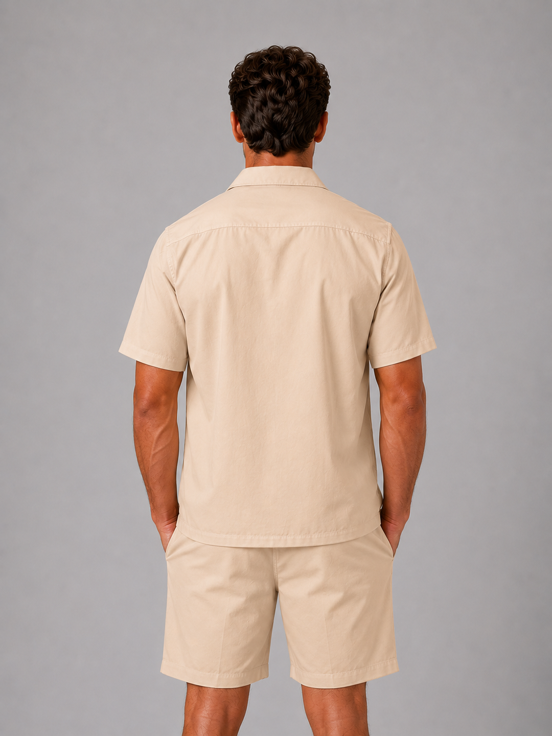 Men’s Light-Weight Shirt with Shorts Co-ord