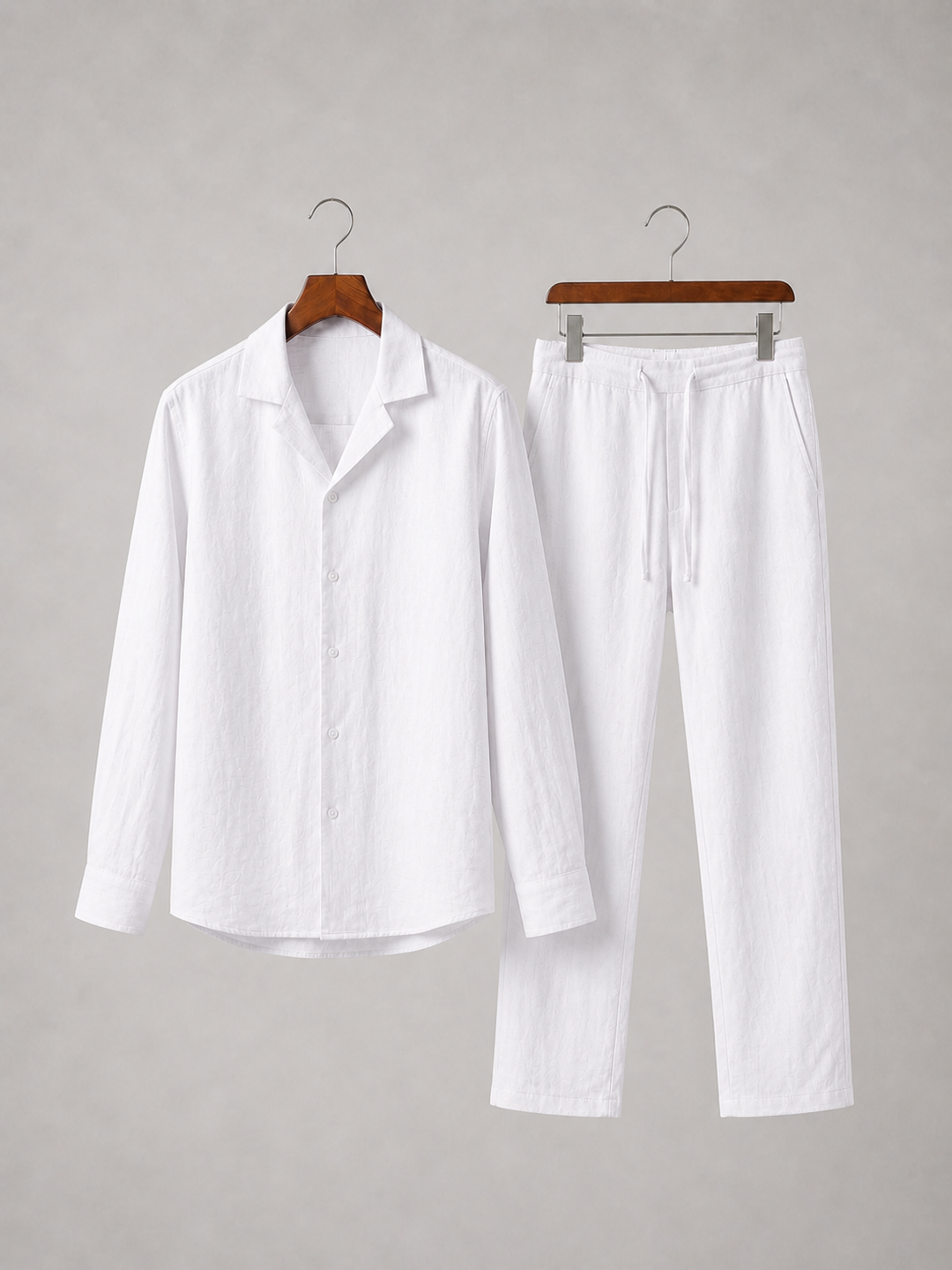 Men’s Lightweight Shirt with Drawstring Trousers