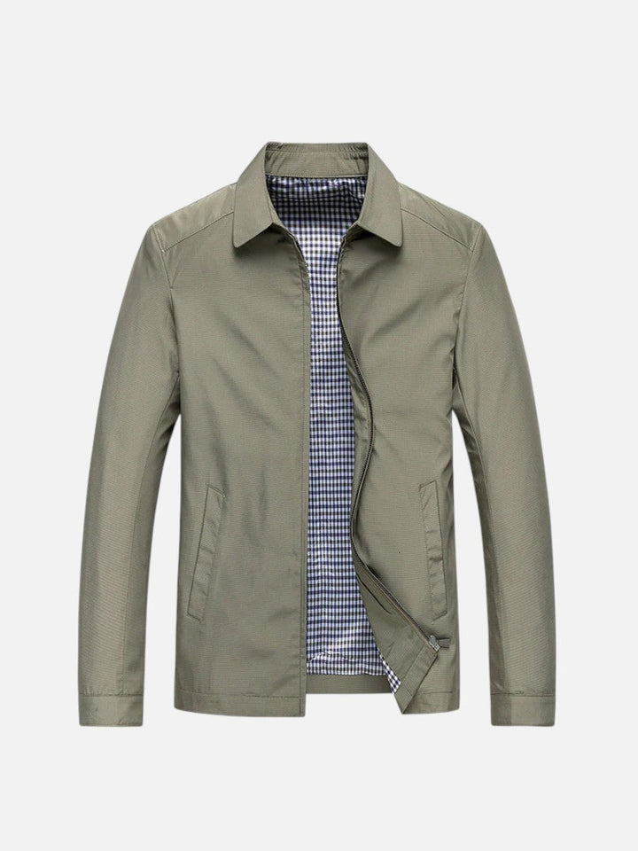 Men’s Lightweight Summer Jacket with Front Zip