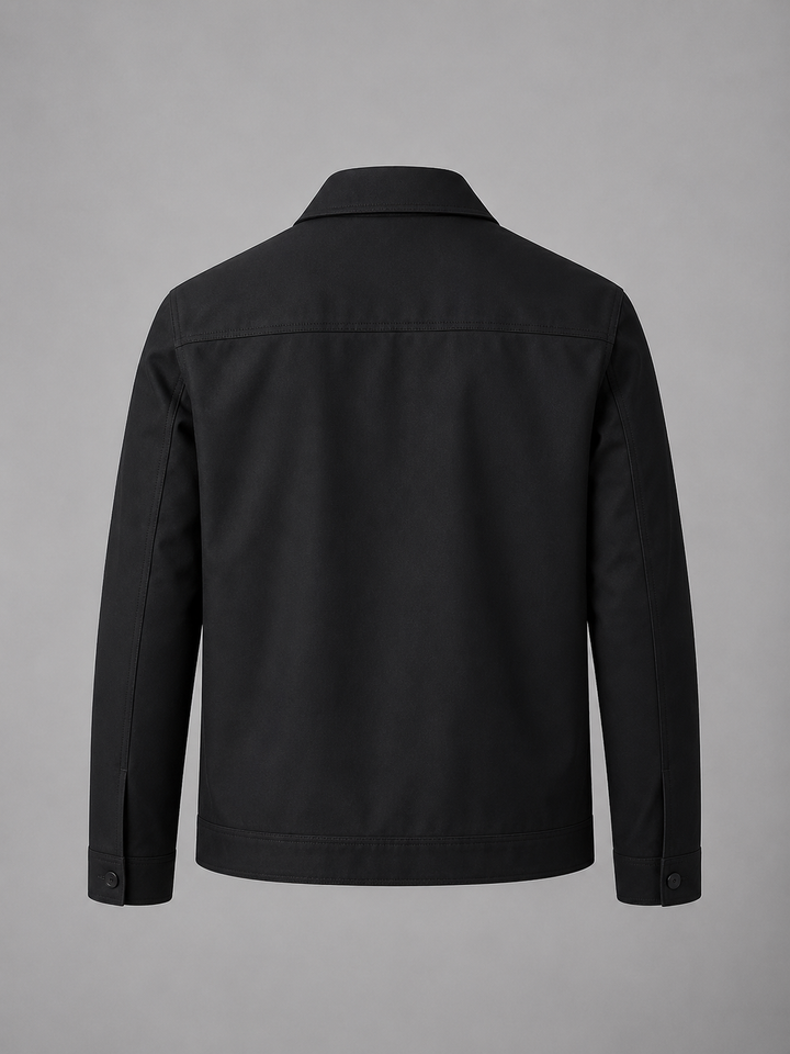 Men's Lightweight Zip Jacket with Clean Finish