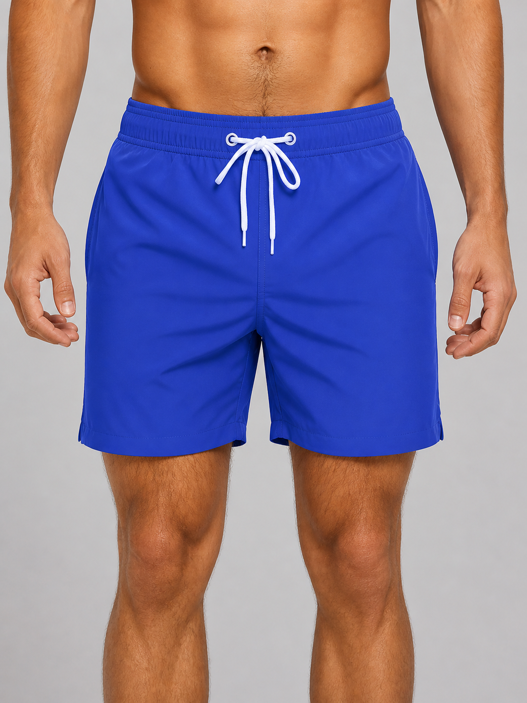 Men’s Quick-Dry Swim Shorts with Drawstring Waistband