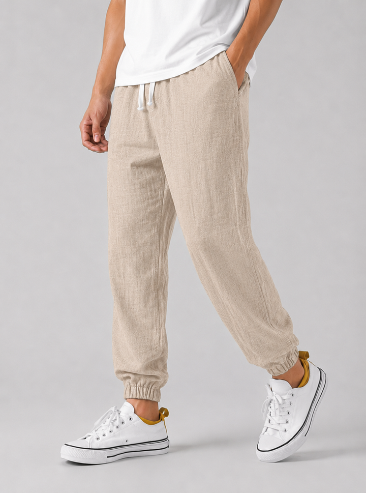 Men’s Relaxed Fit Trousers with Breathable Comfort