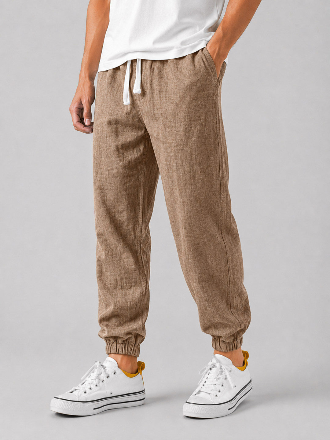Men’s Relaxed Fit Trousers with Breathable Comfort