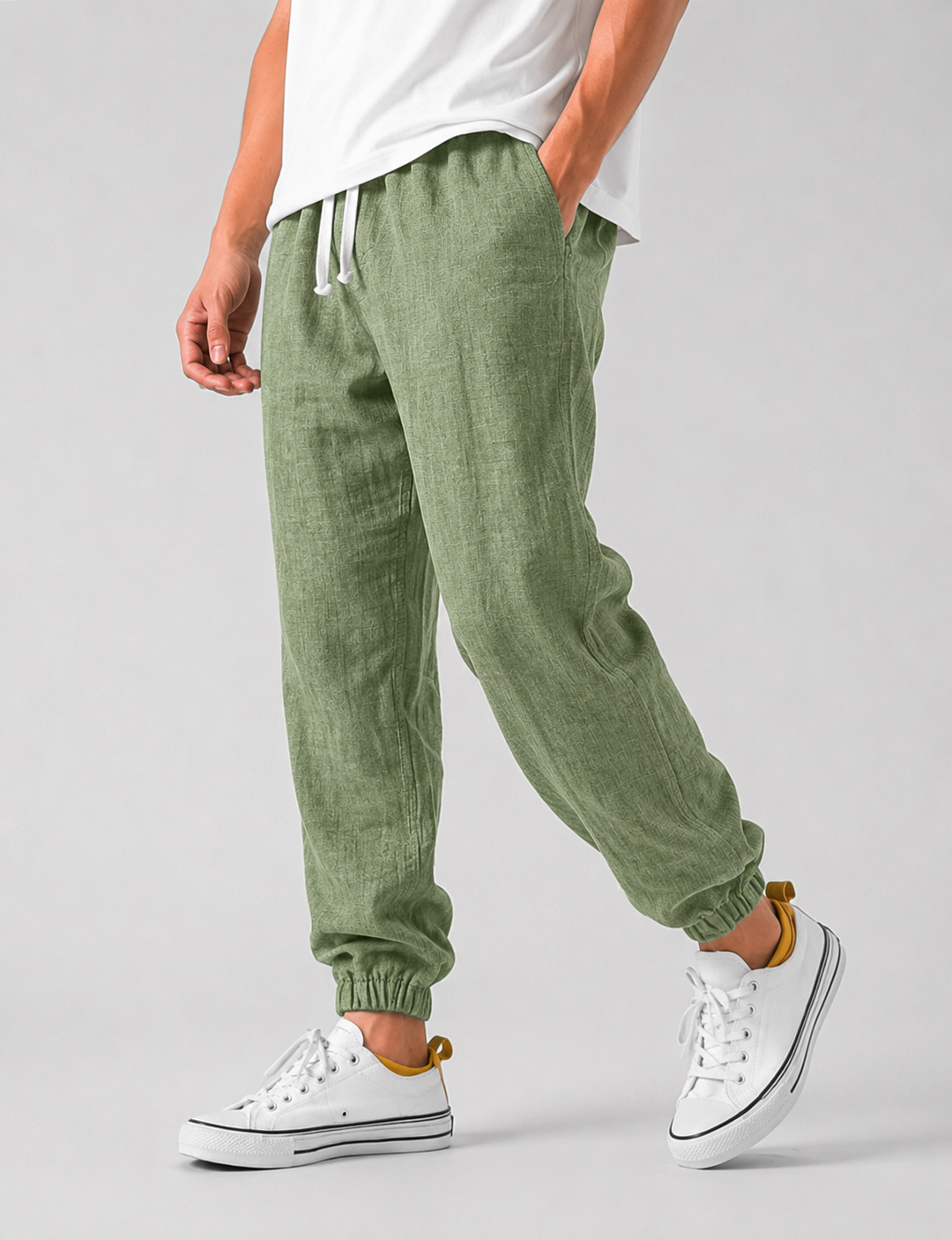 Men’s Relaxed Fit Trousers with Breathable Comfort