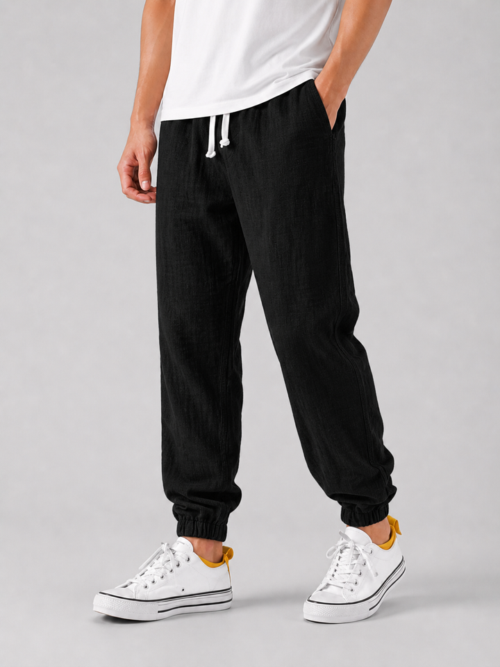 Men’s Relaxed Fit Trousers with Breathable Comfort