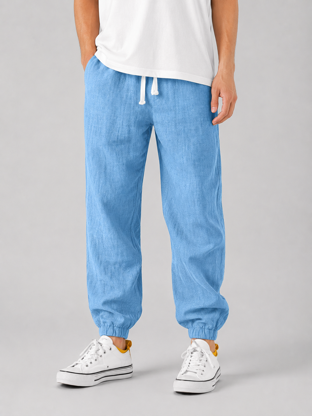 Men’s Relaxed Fit Trousers with Breathable Comfort