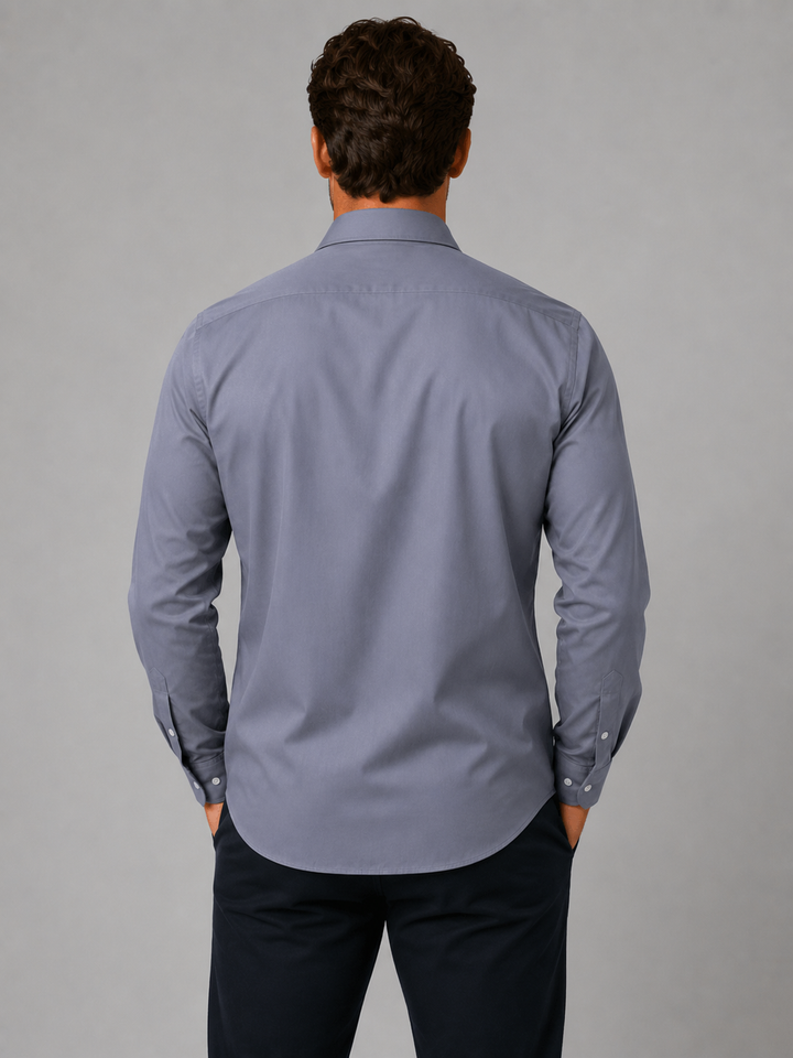 Men’s Slim Fit Dress Shirt with Stretch
