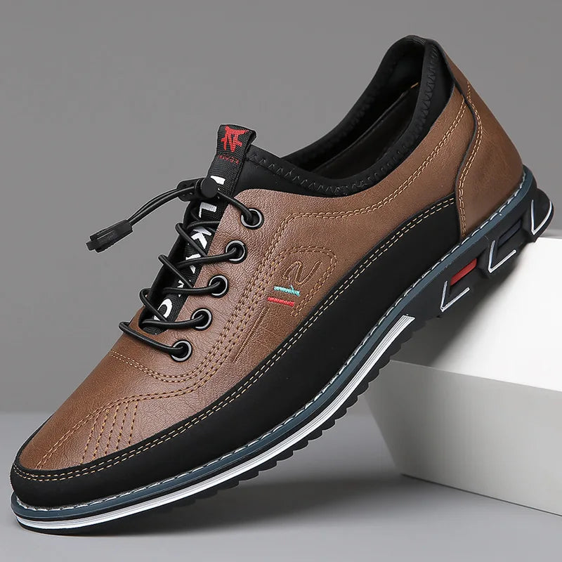 Men’s Smart Casual Shoes with Lace-Up Design