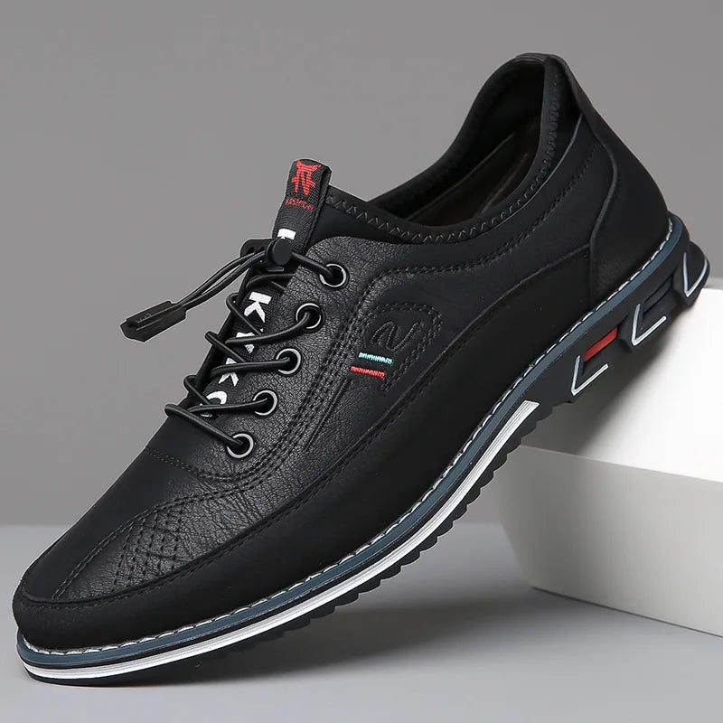 Men’s Smart Casual Shoes with Lace-Up Design