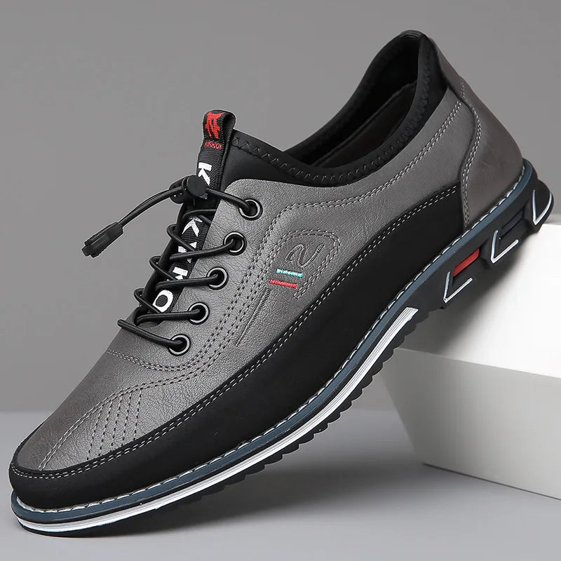 Men’s Smart Casual Shoes with Lace-Up Design
