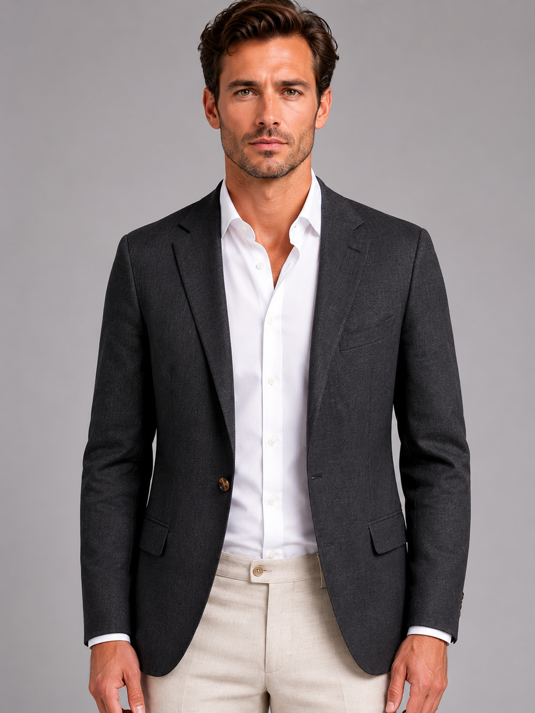 Men's Summer Blazer with Tailored Fit